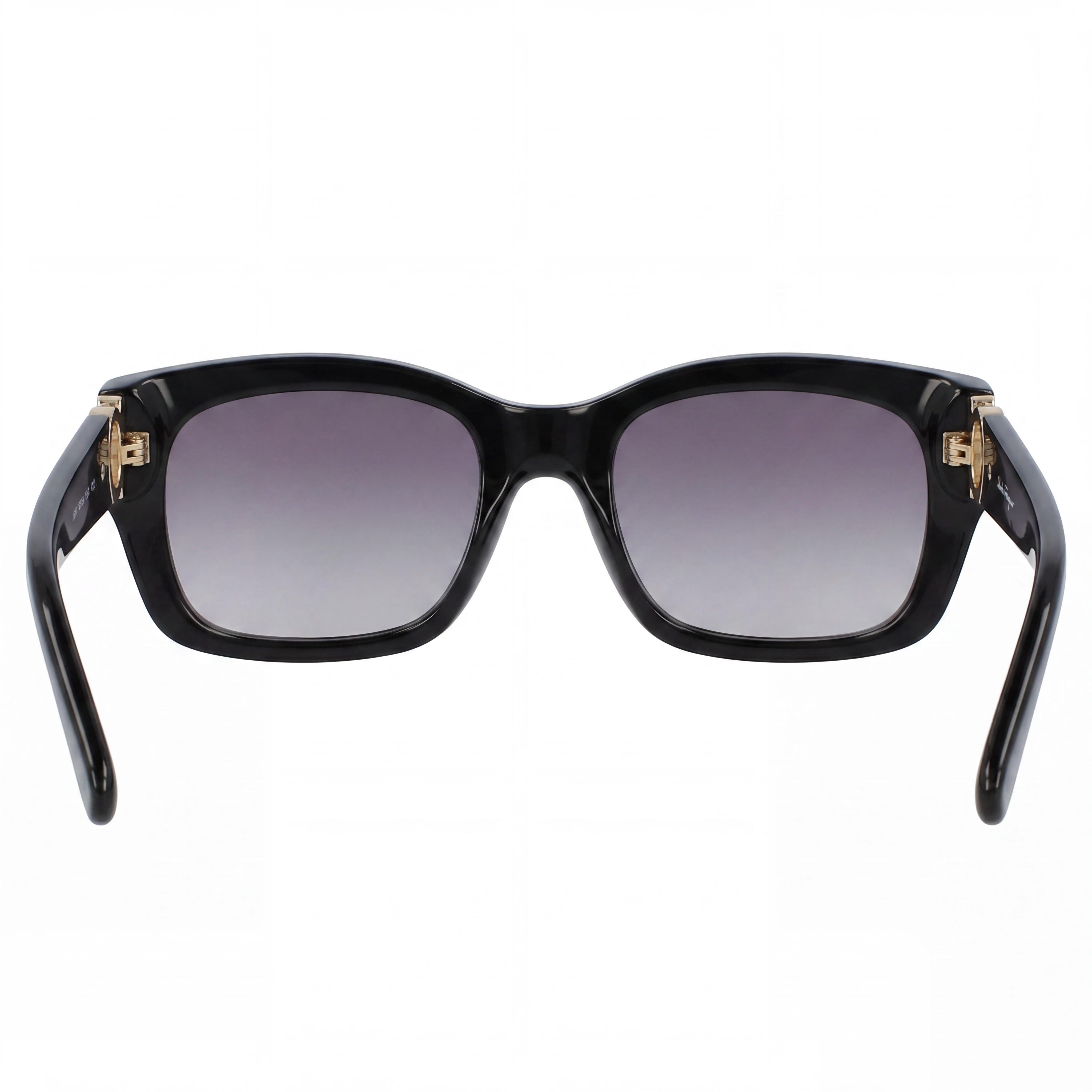 Salvatore Ferragamo SF1012S Contemporary Women's Black BIO INJECTED Grey Lens UV Protected Sunglasses 53mm, Photo 2