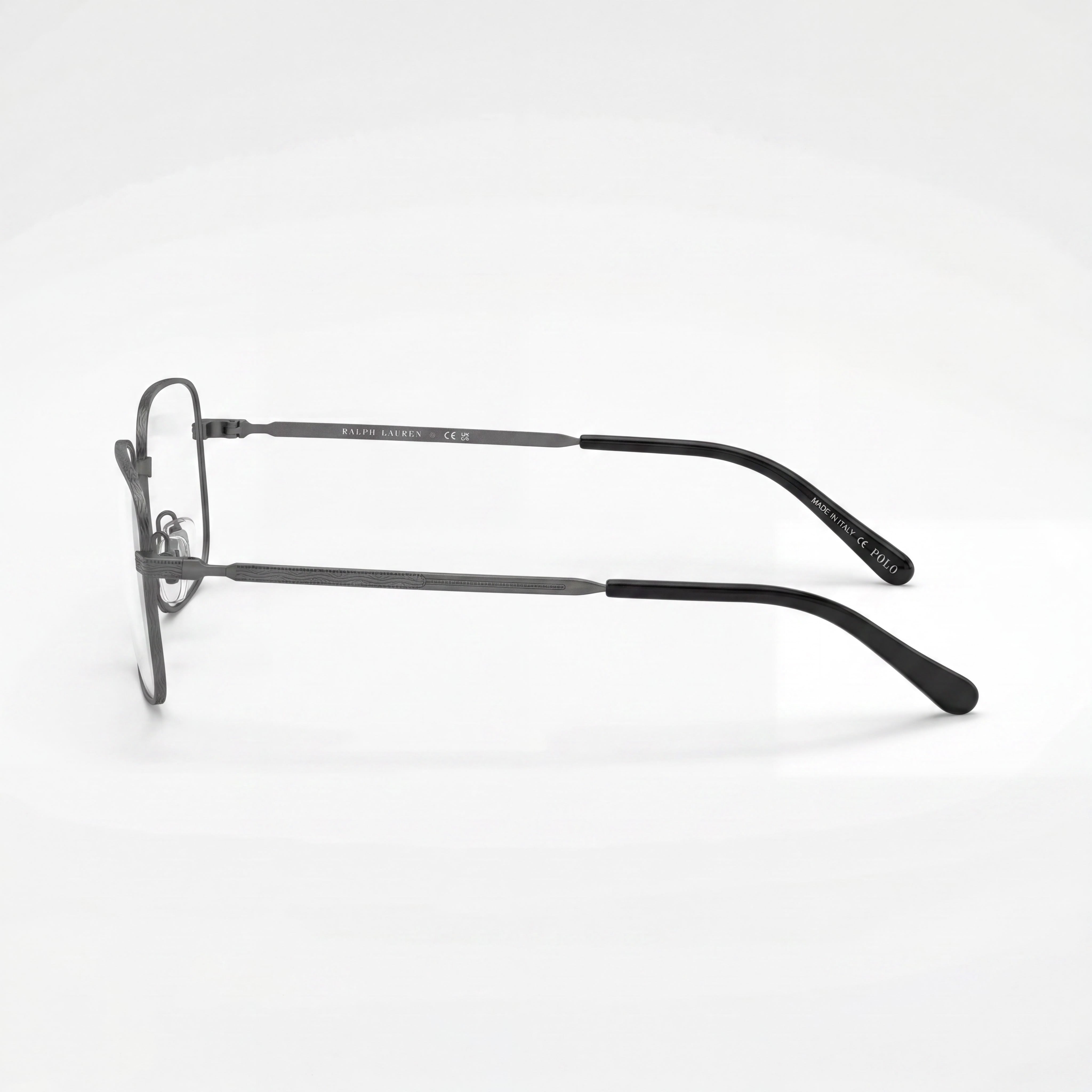 POLO RALPH LAUREN Ph1218 Women's Metal Frame Optical Eyeglasses in Semishiny Dark Gunmetal 54mm, Photo 2