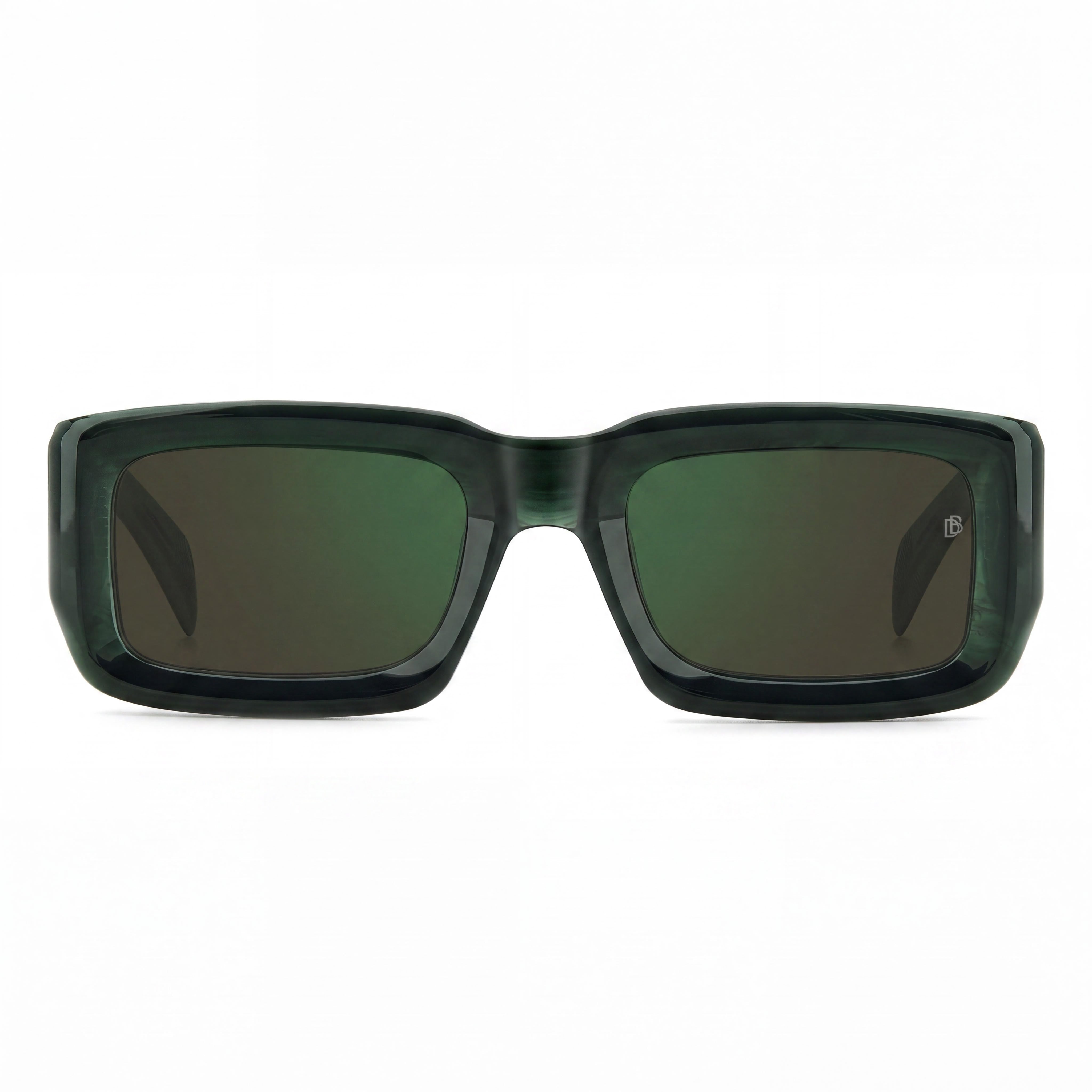David Beckham Db 7131/S Women's Green Marble Gold Acetate UV Protection Non-Polarized Sunglasses 52mm, Photo 2
