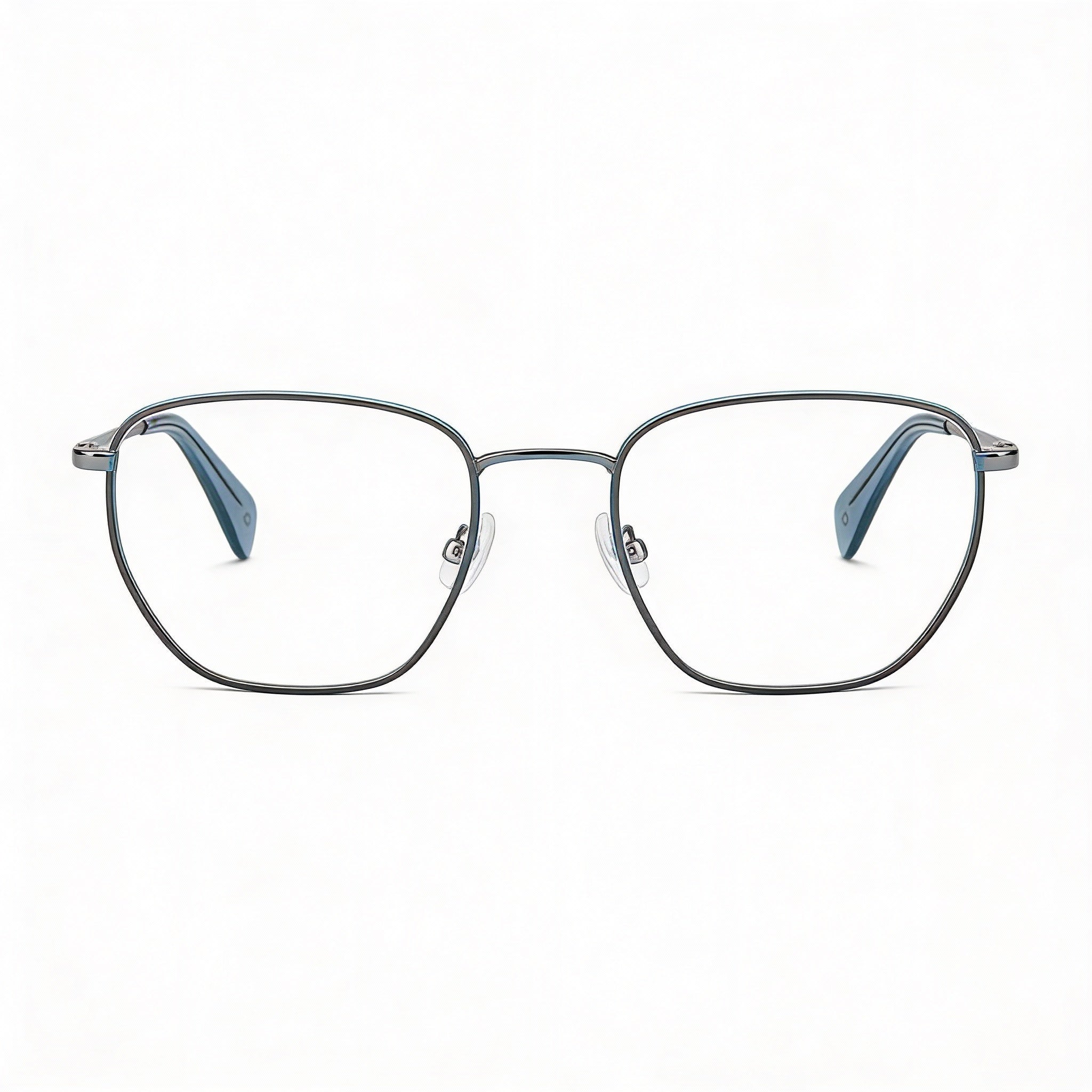 Gafas graduadas Rag &amp; Bone Rnb 7018 para mujer con montura de metal rutenio oscuro y lentes transparentes (52-19-145 mm), Photo 2