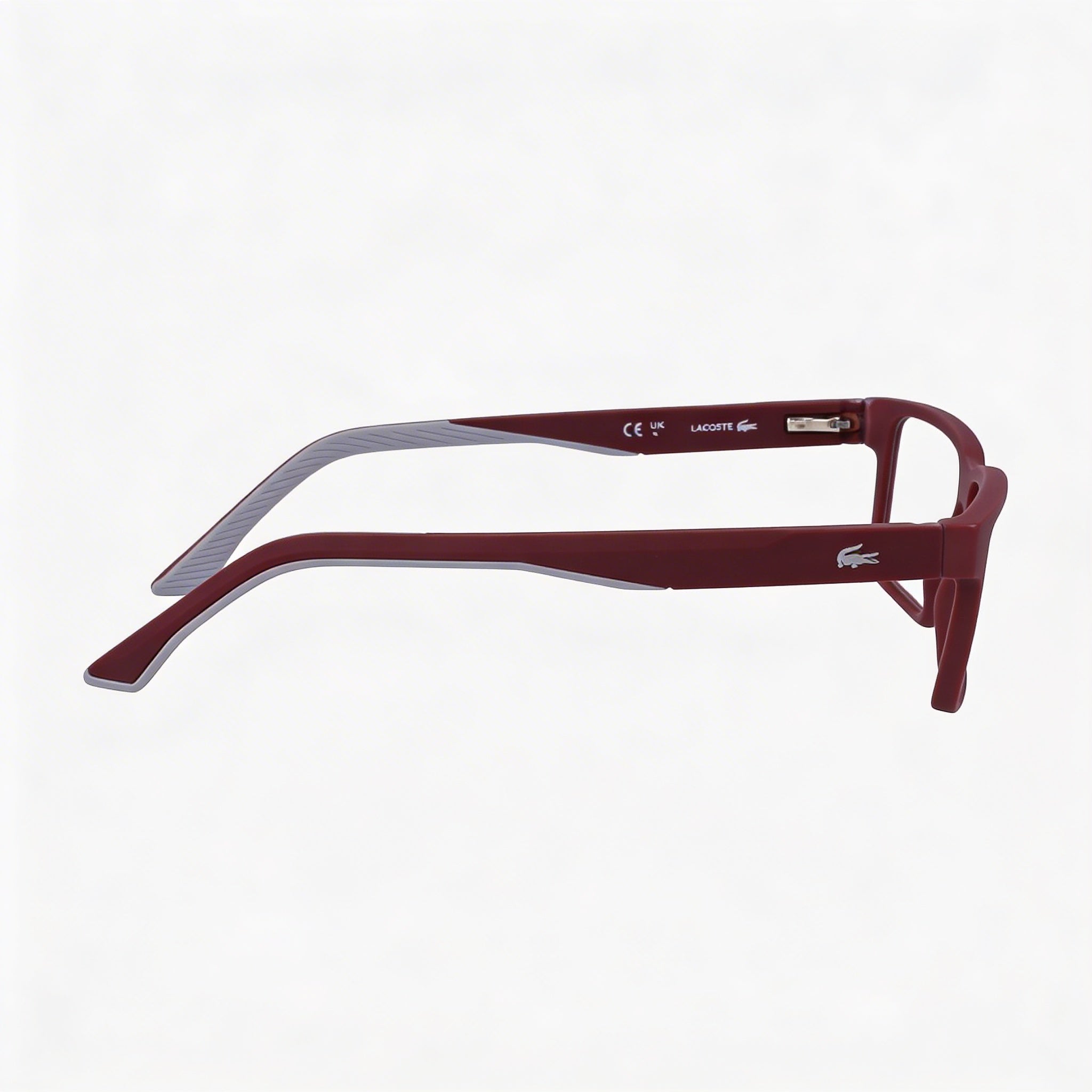 Lacoste L2922 Modern Women's Sunglasses with Injected Dark Red Frame and Polycarbonate Lenses 55mm, Photo 3