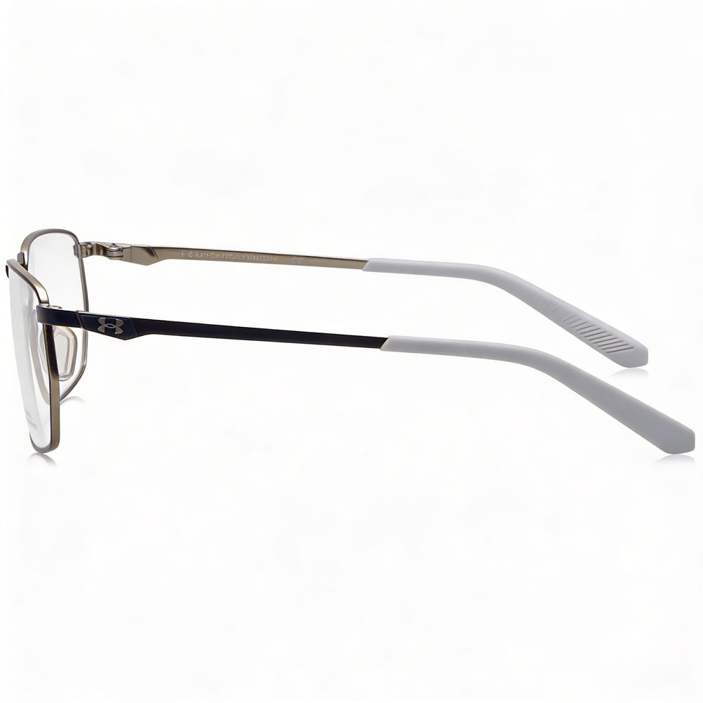 Under Armour Ua 5046/g Rectangular Geometrical Optical Frames Alloy Steel Blue Unisex 55mm