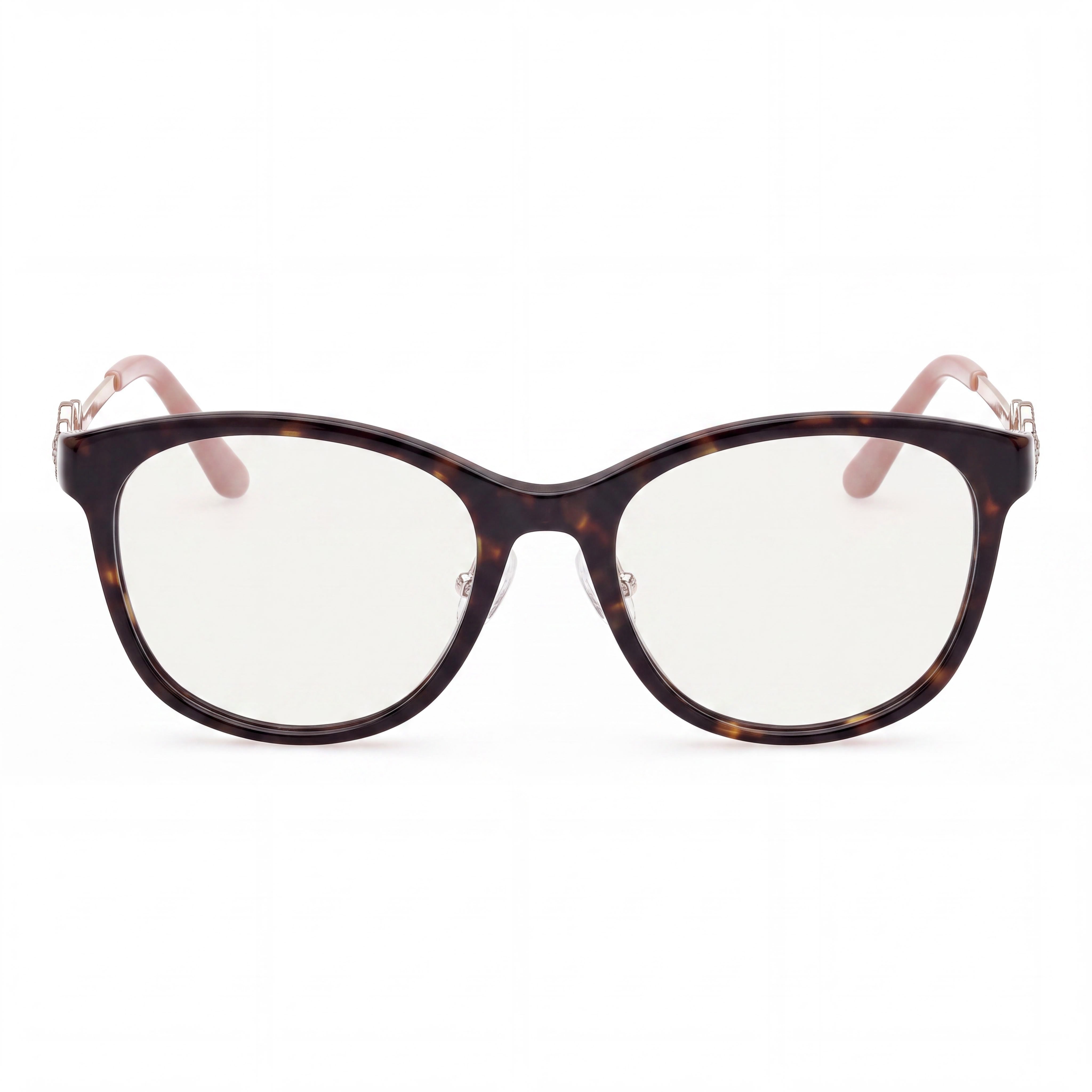 GUESS 50255 Men's Dark Havana Pale Gold Multicolor Lens Plastic Eyewear 52mm, Photo 2
