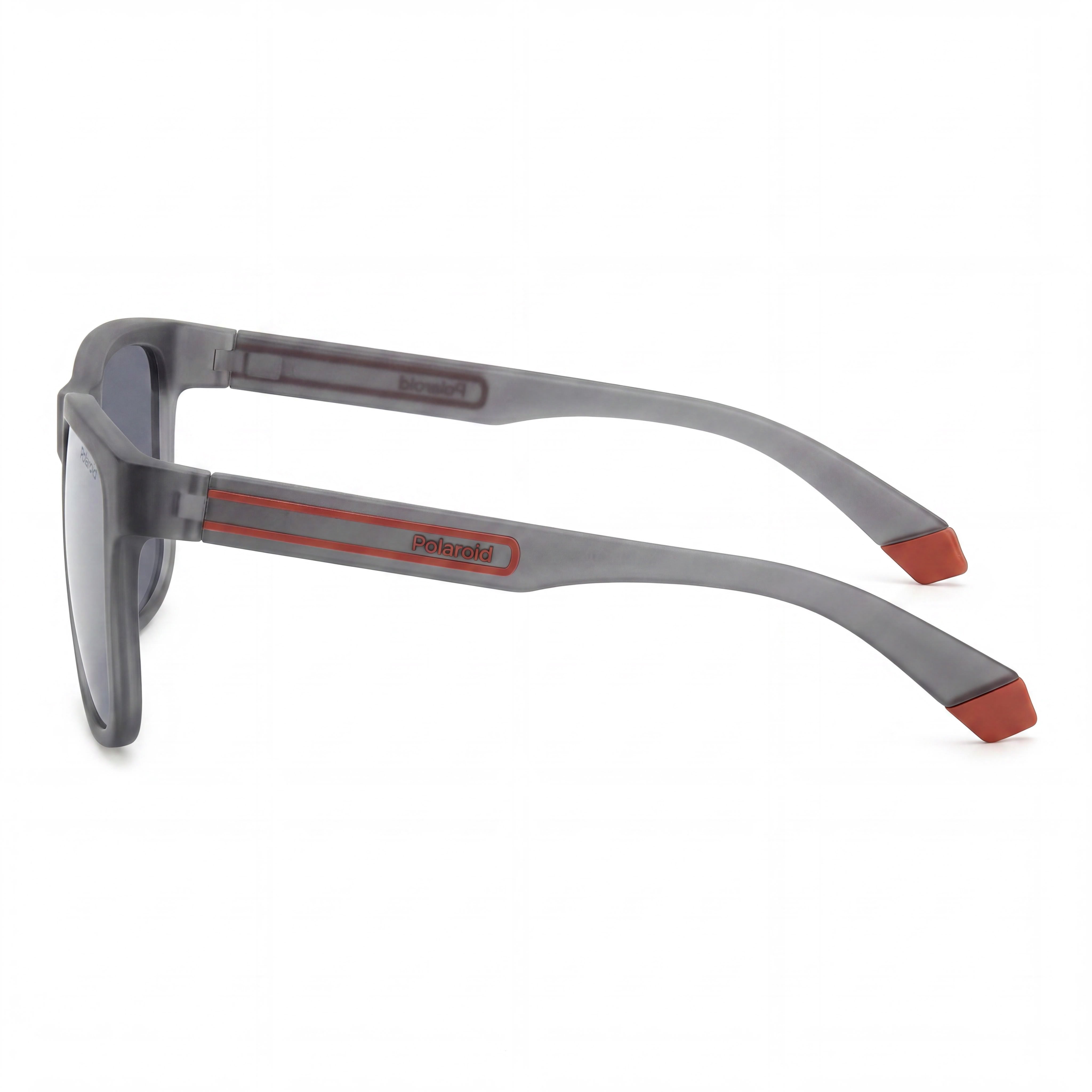 Polaroid Modern Women's Polarized Polycarbonate Sunglasses, UV Protection, Matte Grey Silver Grey 57-17-140, Photo 3