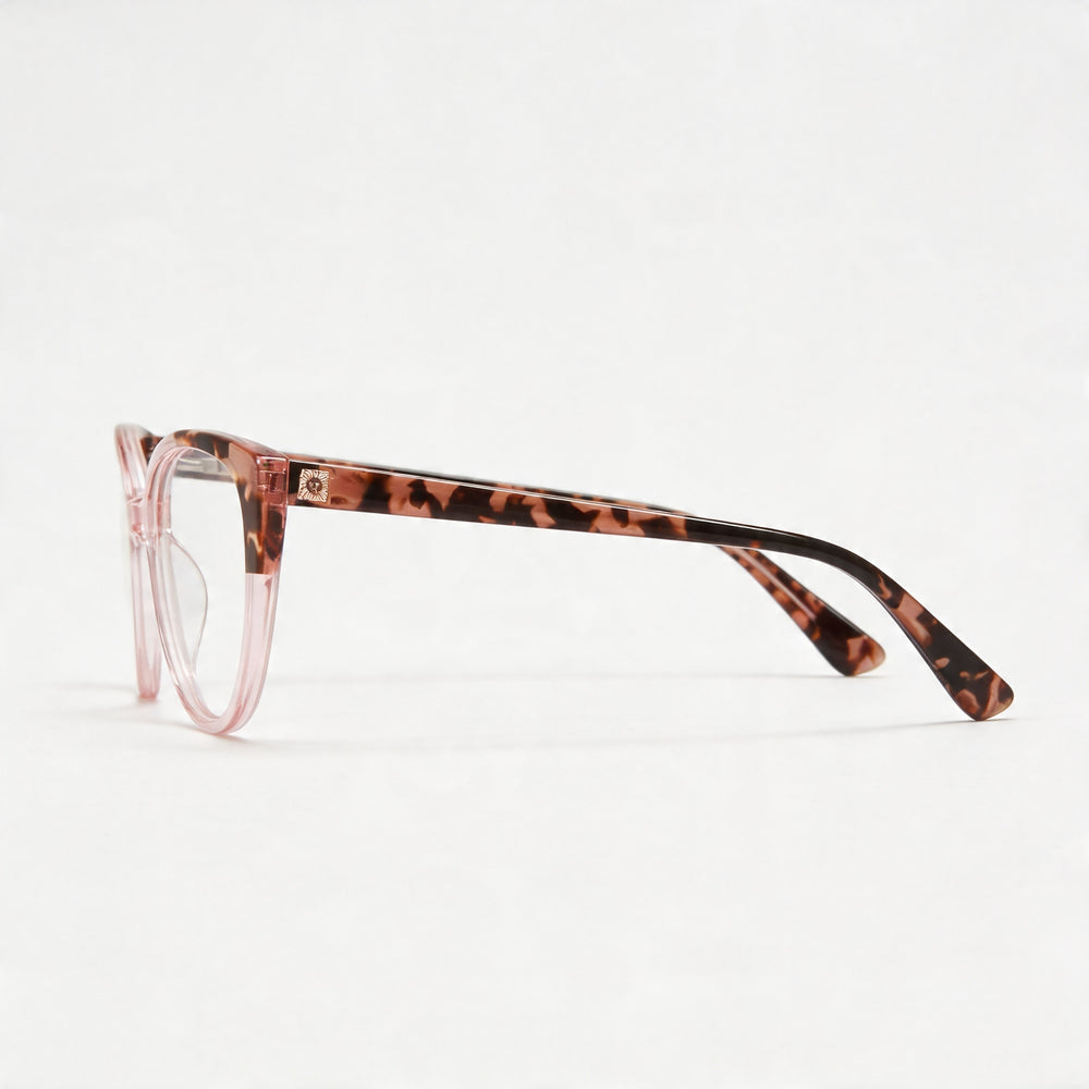 Gafas Anne Klein Ak5092 para hombre, de metal, con cristales ruborizados y lentes transparentes 50-17-135