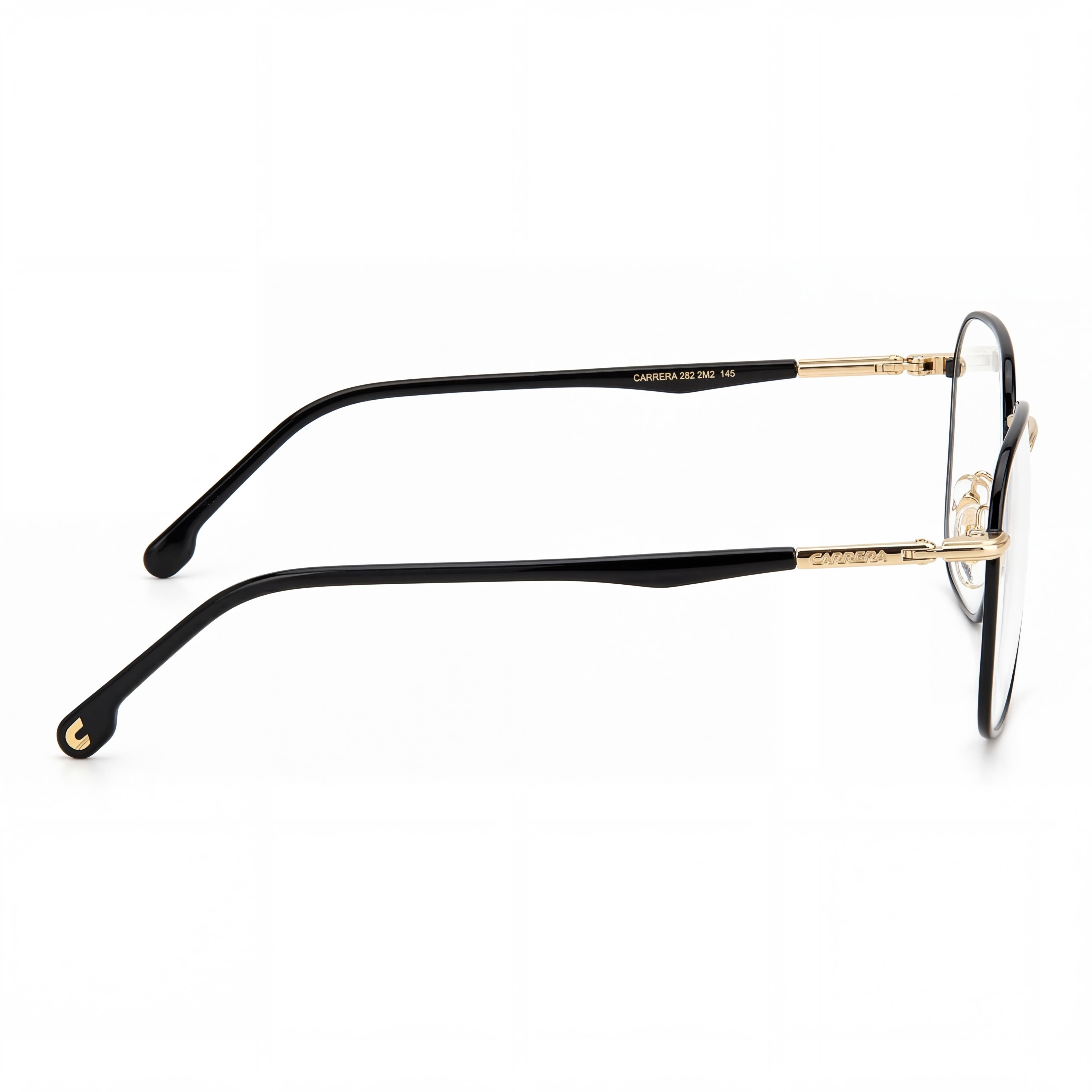 Carrera Modern Unisex Eyewear with Gold Alloy Steel Frame, Polycarbonate Lenses, and 53mm Lens Width, Photo 2