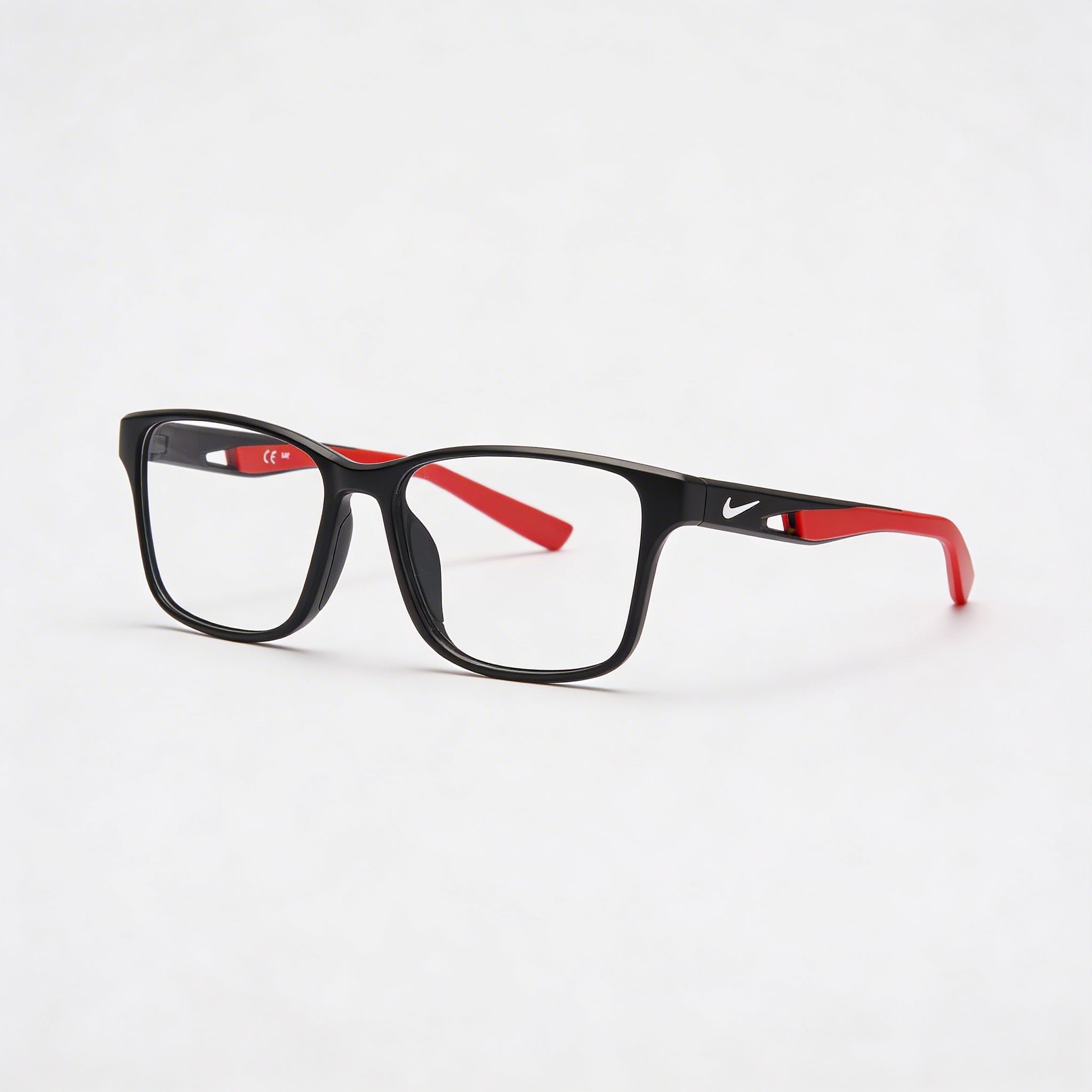Gafas de sol Nike 5038 para mujer, color negro mate, rojo universitario, con montura y lentes de policarbonato de 50 mm, Photo 3