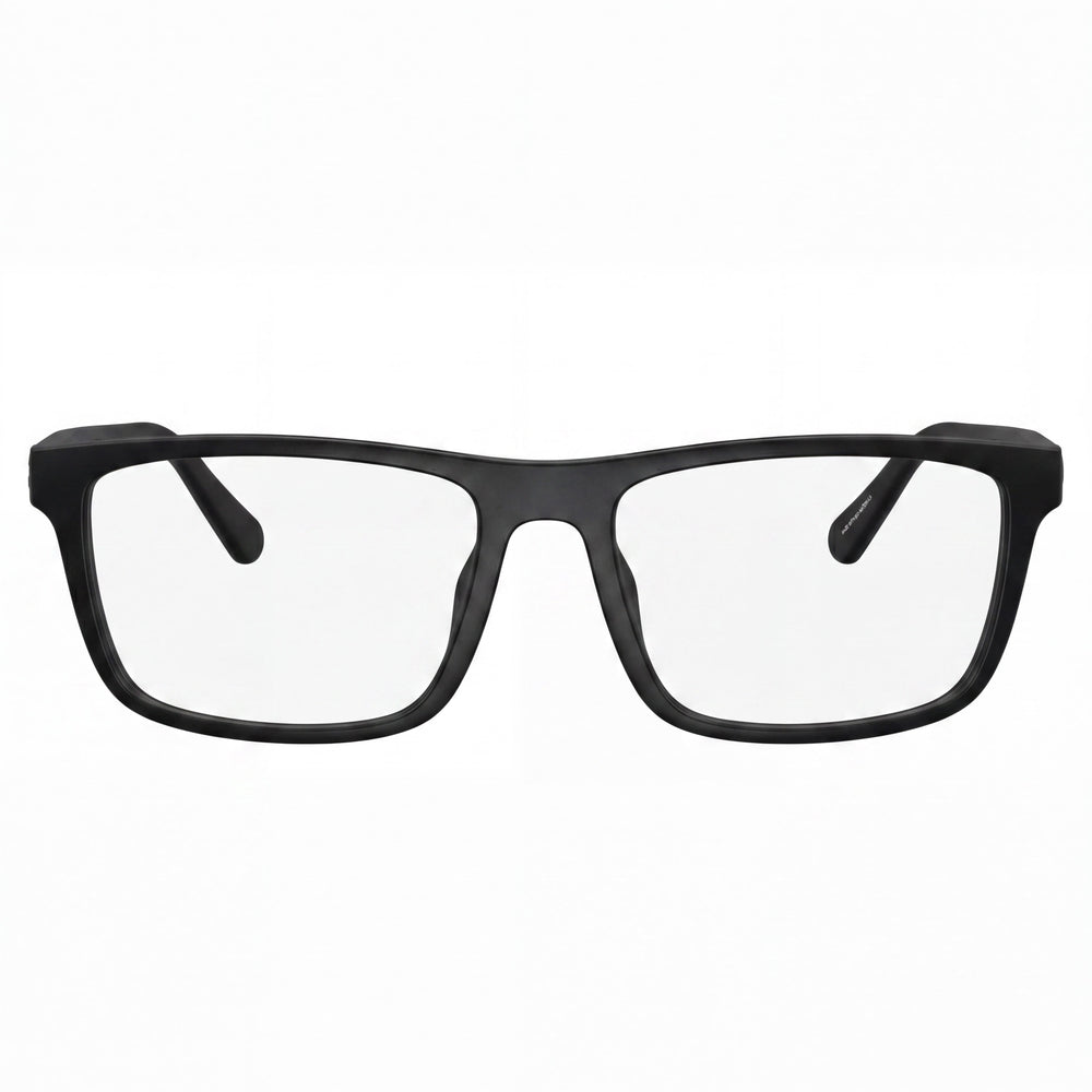 Coach Men's Hc6263u Universal Fit Plastic Prescription Ready Eyeglasses Frames Matte Black 55mm