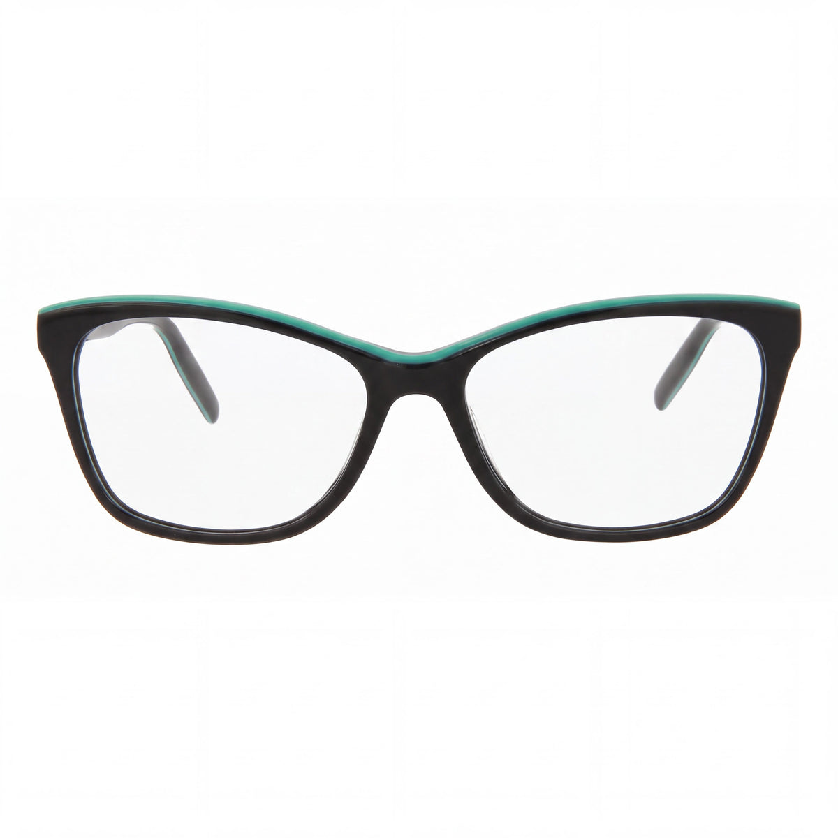 Gafas graduadas PUMA Pu0240o-008 para mujer, forma ojo de gato, de plástico, color negro transparente, 53 mm, Photo 2
