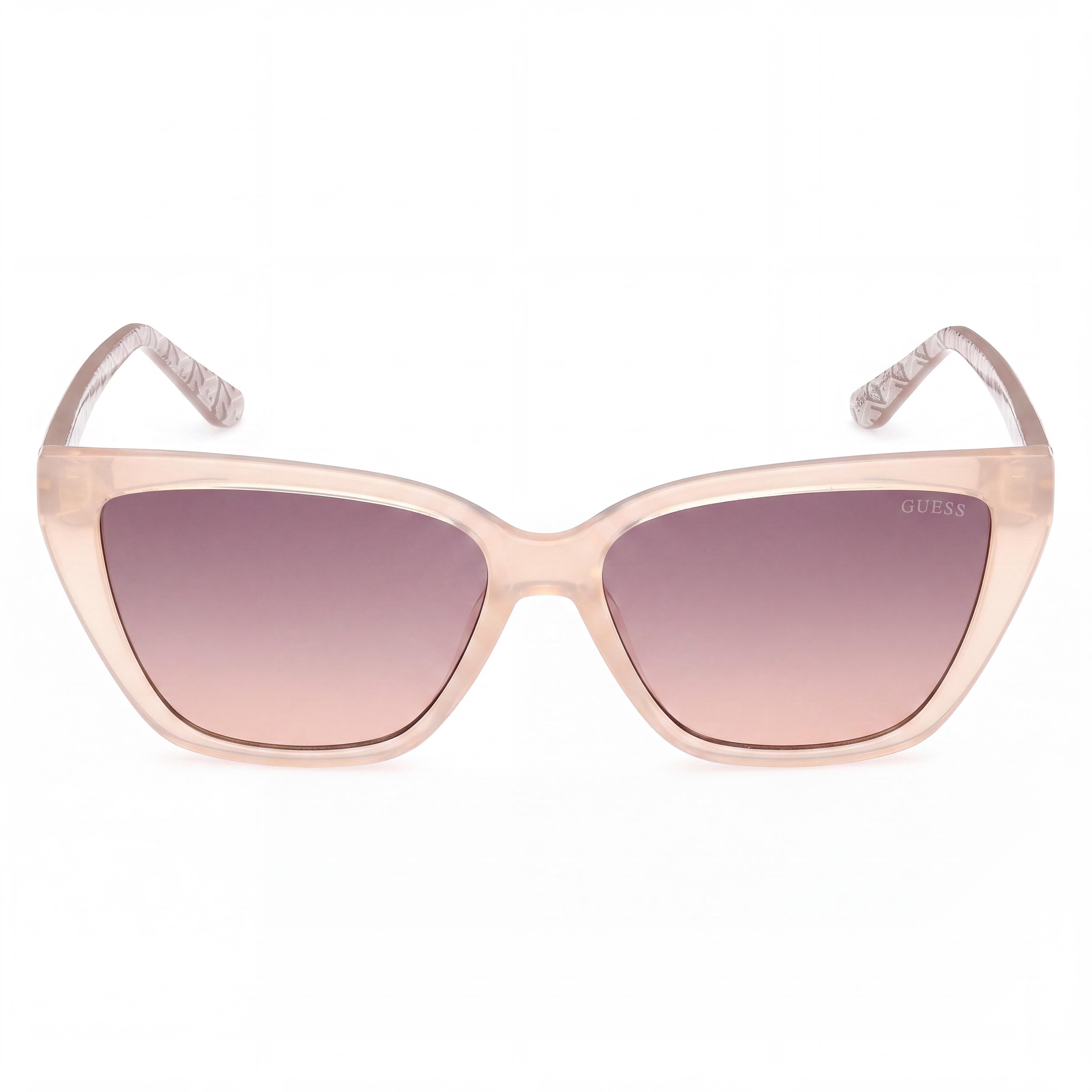 GUESS GU7919 Women's Cat Eye Sunglasses, Plastic Beige Frame, Gradient Beige Lenses, UV Protective 58mm, Photo 2