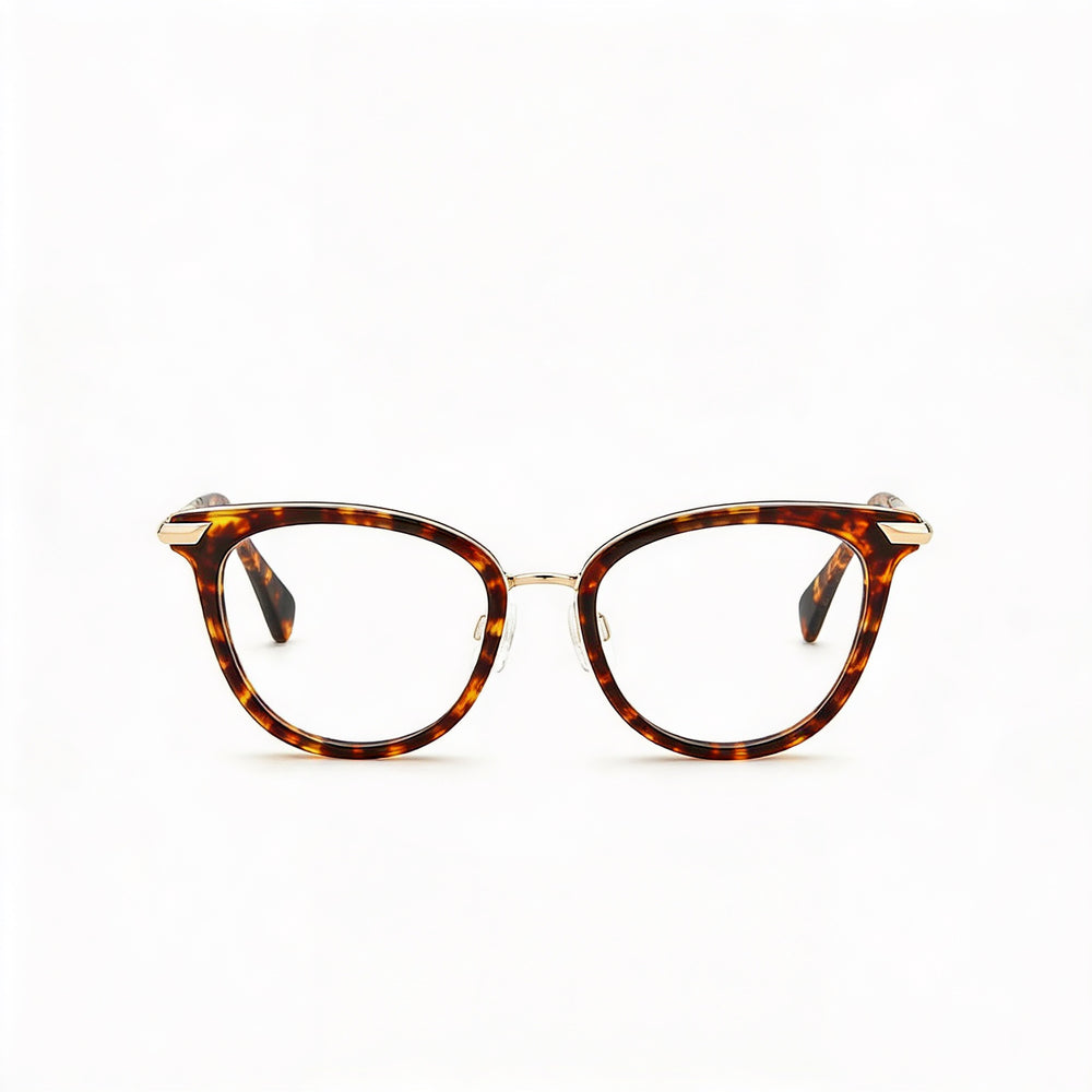 Gafas de sol modernas Rag & Bone Havana con montura metálica para mujer, lentes de 51 mm, puente de 19 mm y patillas de 135 mm.