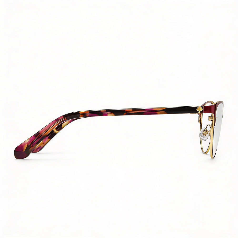 kate spade new york Hadlee MFX 52 Women's Stainless Steel Havana Plum Non- Eyeglasses 52mm