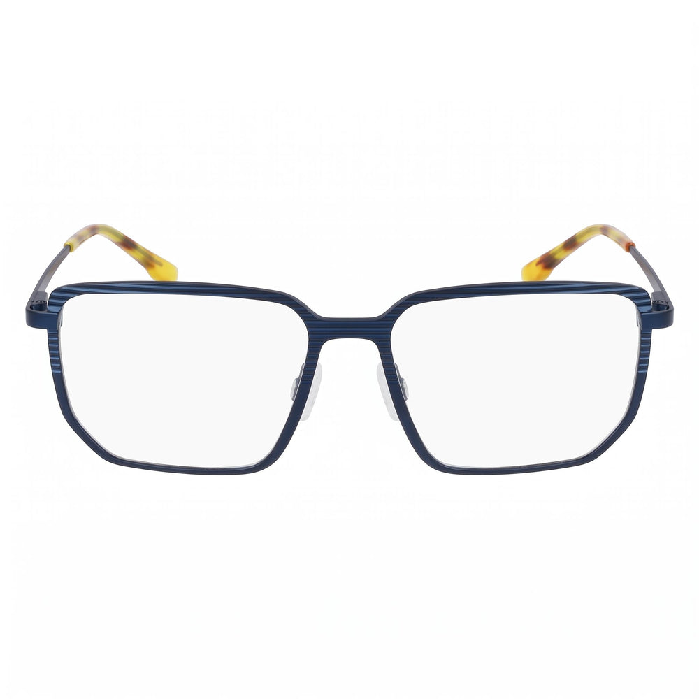 MCALLISTER Mc4531 Men's Navy Metal Frame Clear Polycarbonate Lens Eyewear 55mm Lens Width