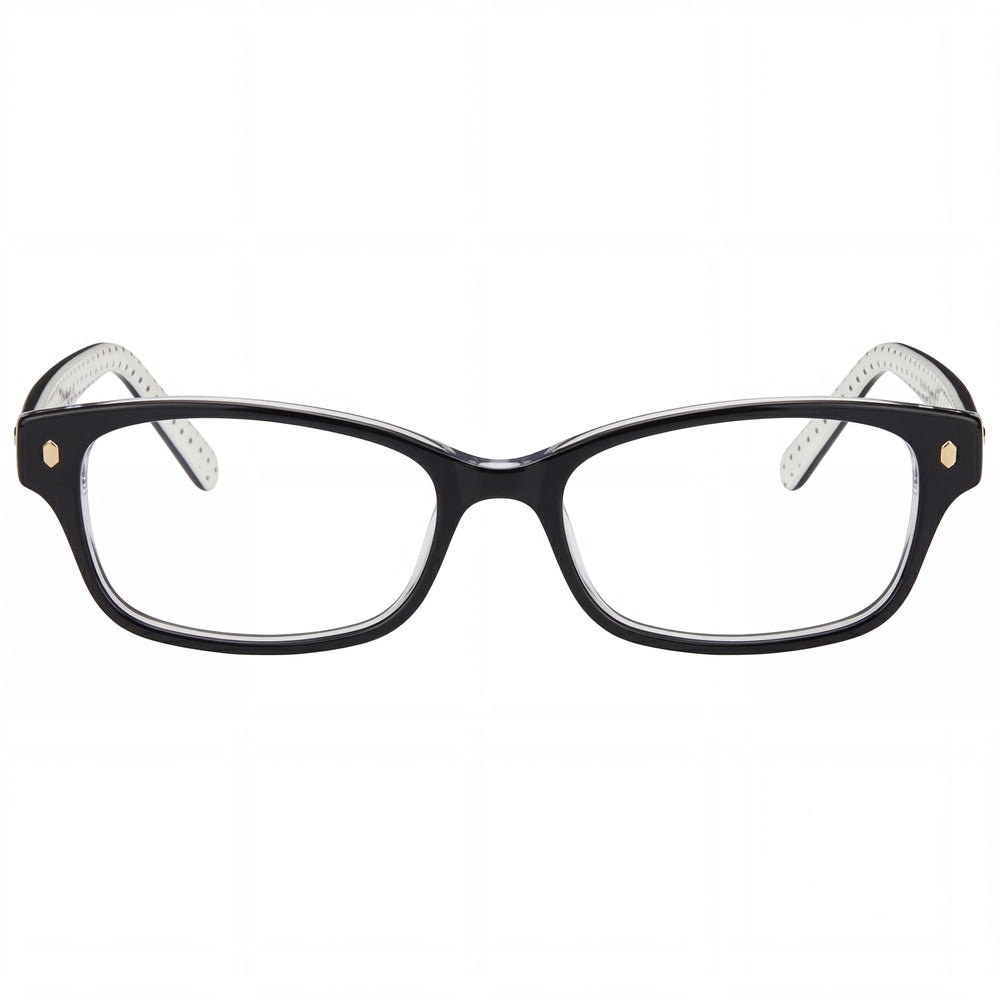 Gafas de sol Lucyann de Kate Spade New York para mujer, de plástico, color blanco y negro, con ancho de lente de 51 mm.