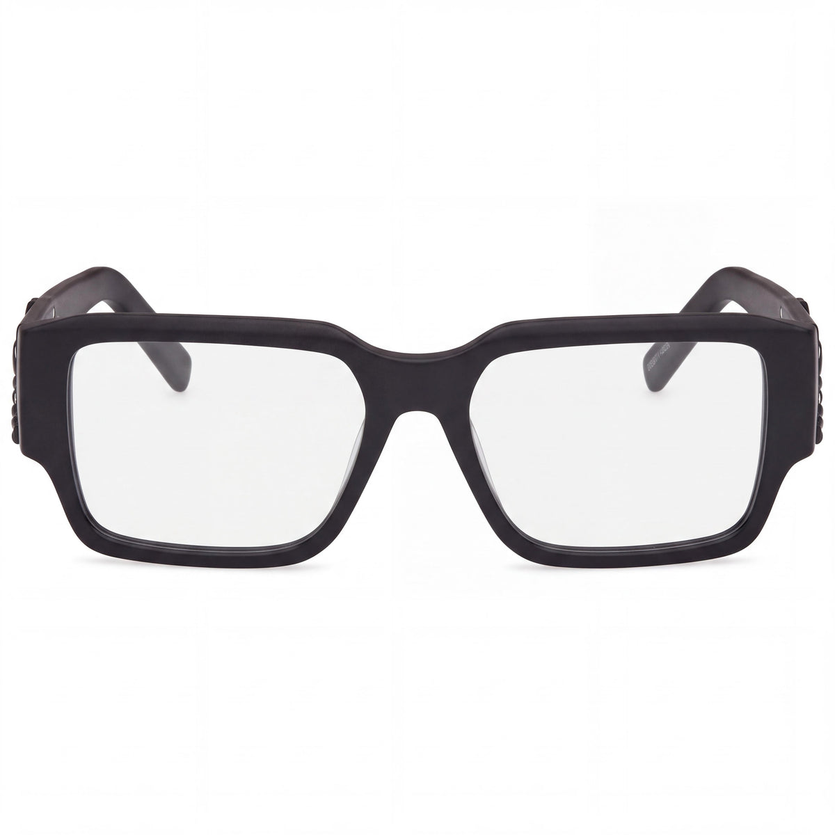MCM WORLDWIDE Casual Men's Full Rim Plastic Matte Black Eyeglasses with Clear Demo Lenses, Prescription Ready 52-16-140, Photo 2