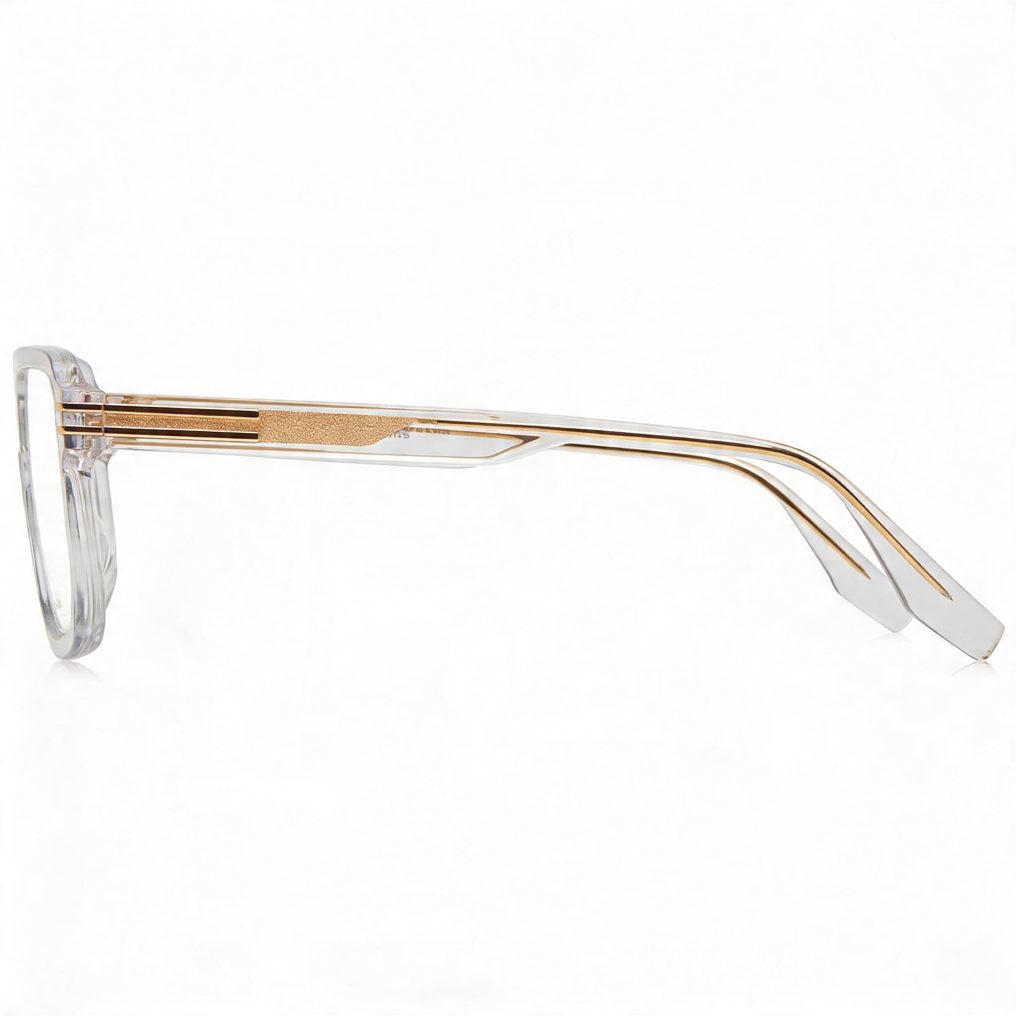 Marc Jacobs Modern Men's Crystal Acetate Frame Non-Polarized Polycarbonate Lenses Eyewear 56mm Lens Width, Photo 3