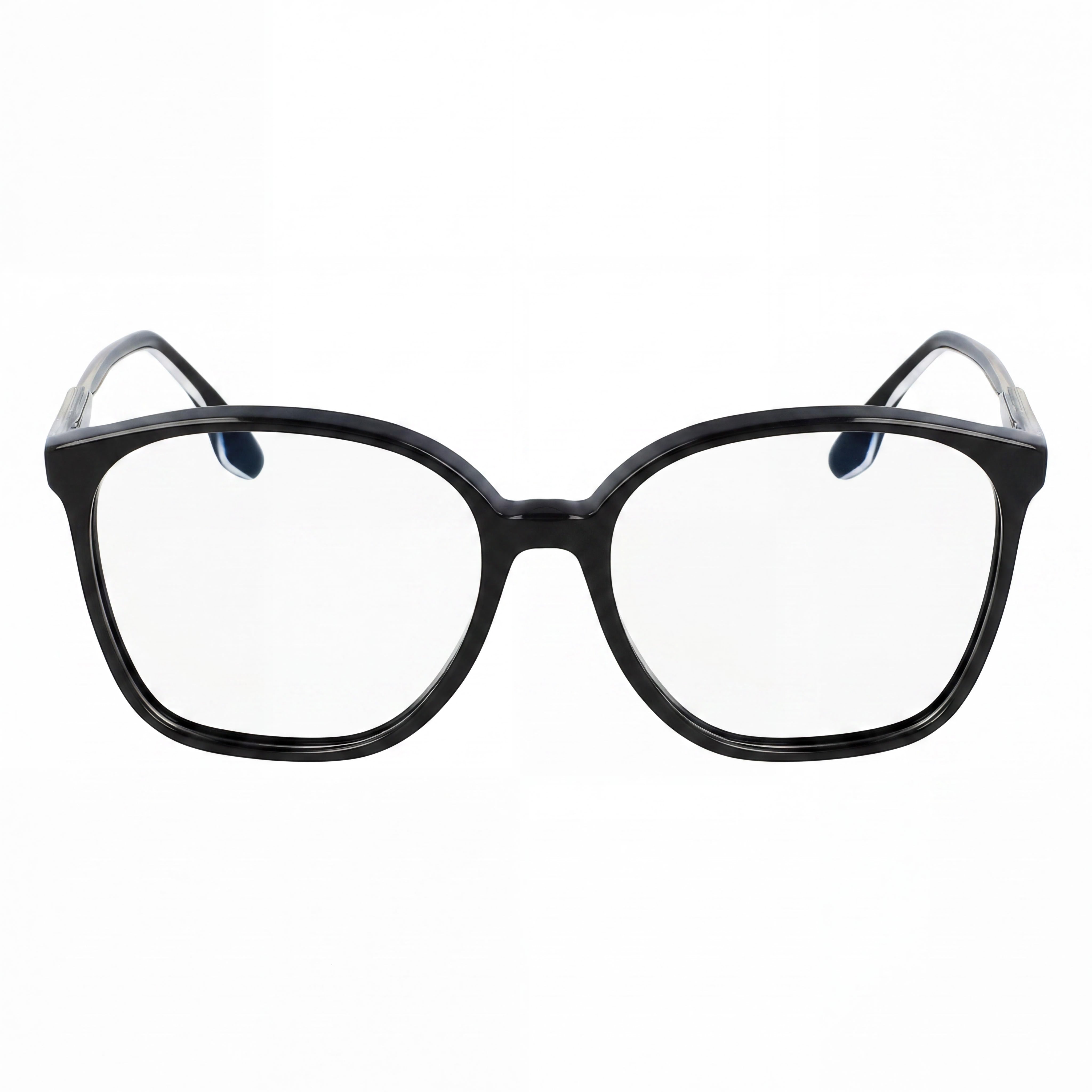 Victoria Beckham Women's Modern Black Metal Frame Polarized Sunglasses with Black Polycarbonate Lenses 55mm Lens Width, Photo 2