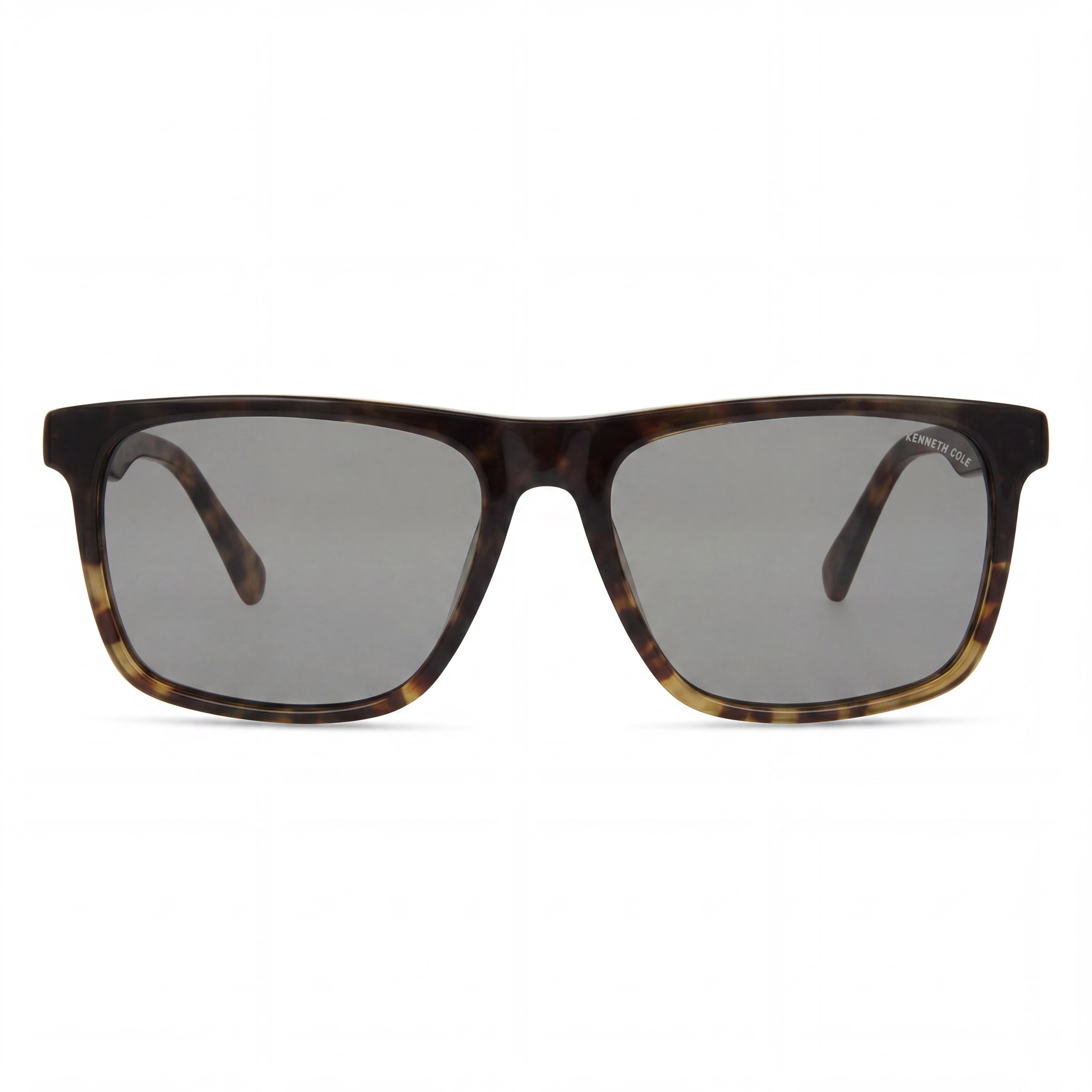 Kenneth Cole New York Kc5605n Women's Plastic Non-Polarized Sunglasses, Black Green/Green, 56mm Lens, Photo 2