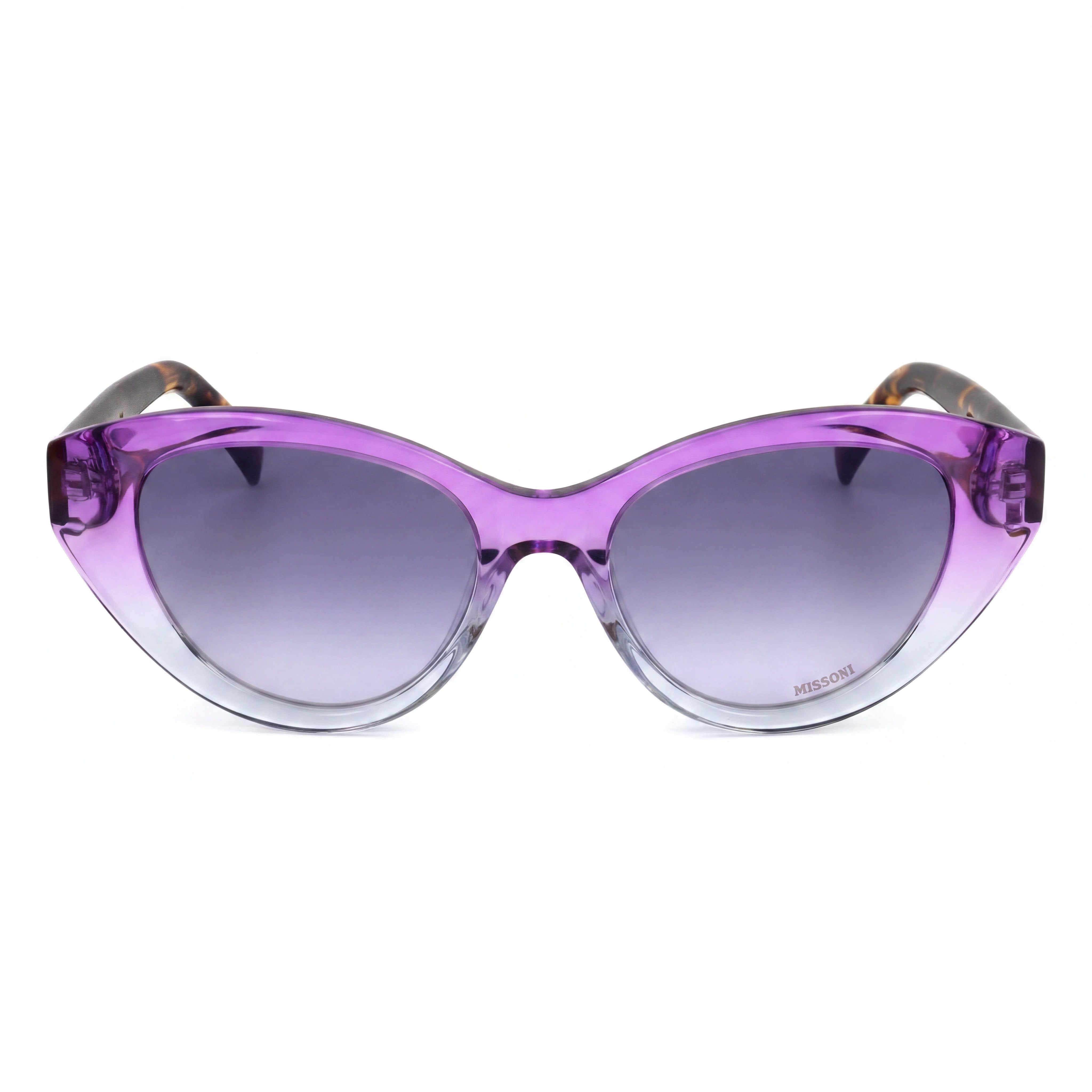 M Missoni Classic Unisex Acetate Frame Eyewear with Non-Polarized Lenses, Violet Havana, 53mm Lens Width, Photo 2