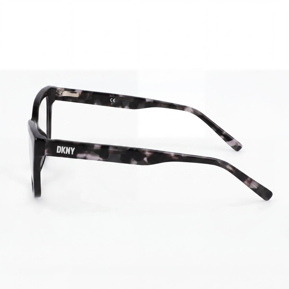 DKNY Dk5068 Women's Black Crystal Injected Frame Optical Frames with Polycarbonate Lenses 52-19-140