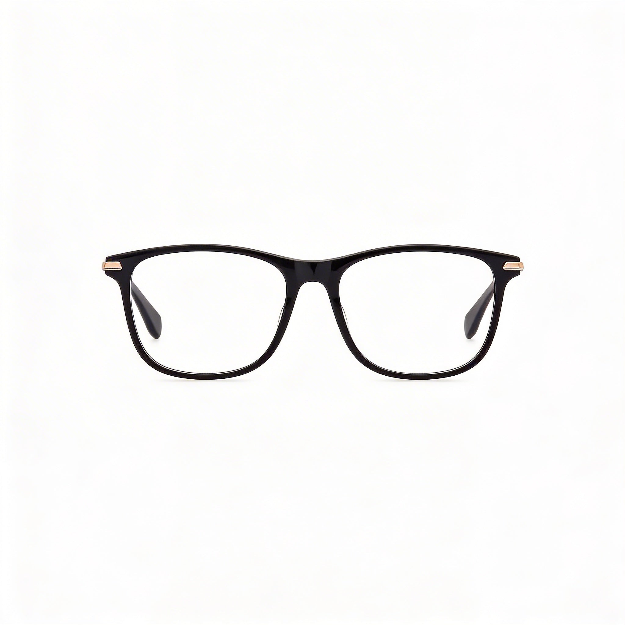 Gafas de sol Adidas Originals Navigator de plástico negro brillante y negro mate para hombre con lentes transparentes de demostración, aptas para prescripción médica - 52 mm, Photo 2