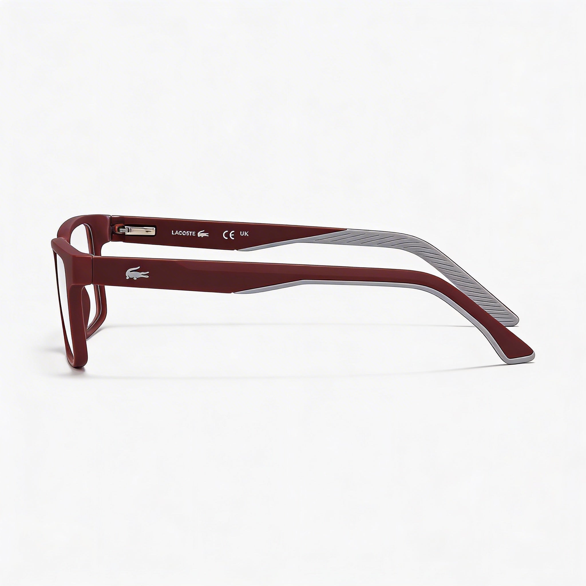 Lacoste Modern Women's Dark Red Injected Eyewear 55mm, Photo 3