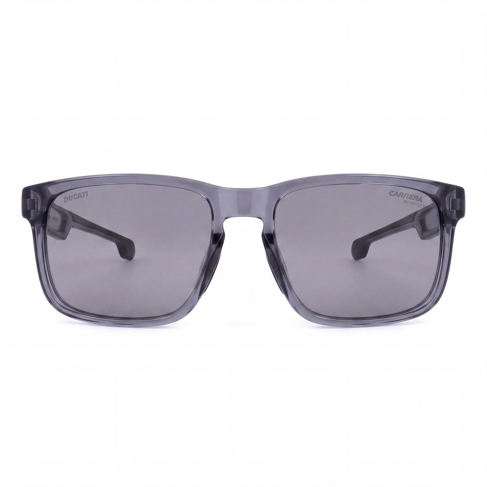 Carrera CARRERA DUCATI 001/S Gafas de sol unisex deportivas con 100% protección UV no polarizadas gris negro 57mm