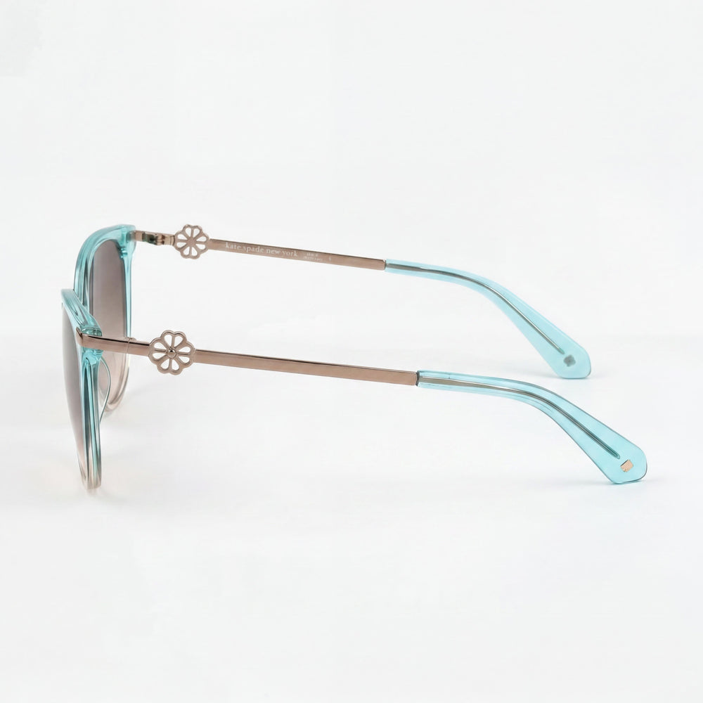 kate spade new york Kristina/G/S Gafas de sol de ojo de gato de plástico degradado marrón con protección UV para mujer 54 mm