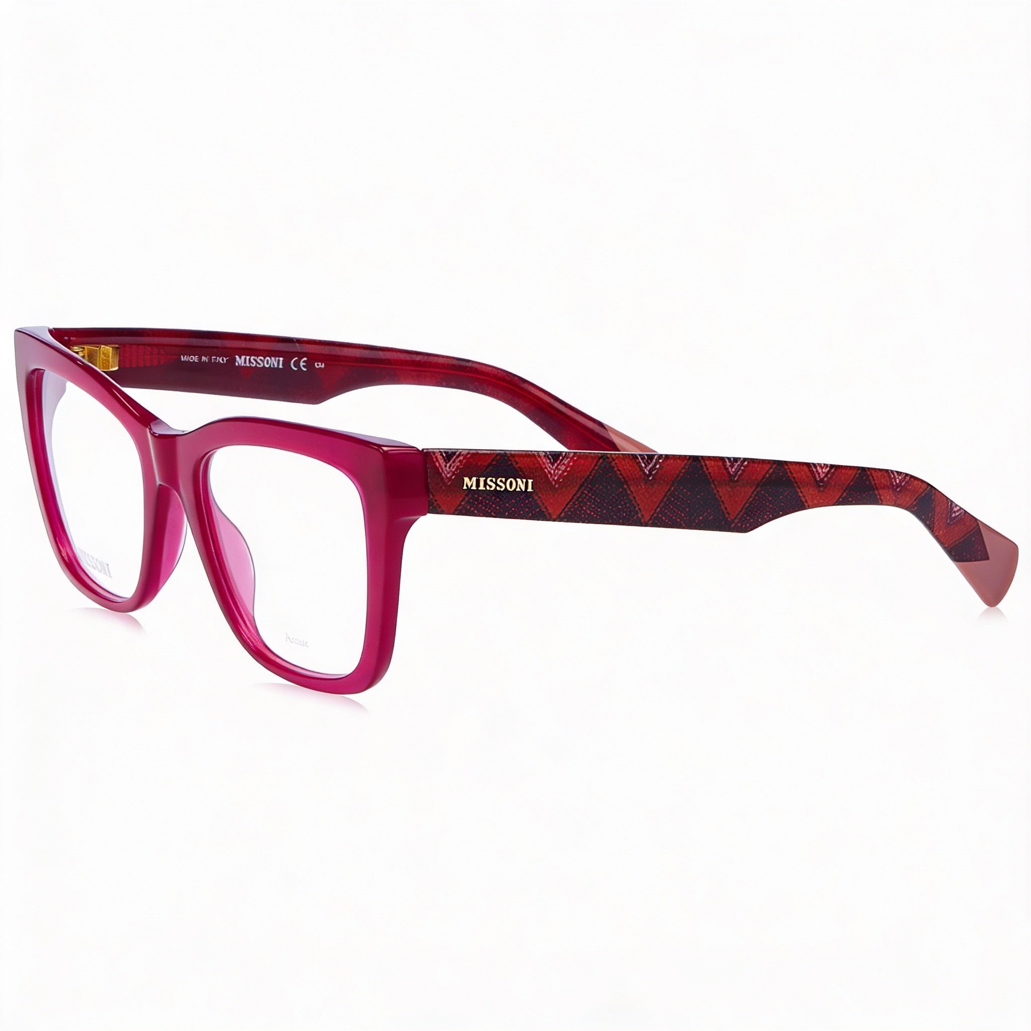 Missoni Modern Unisex Violet Frame Acetate Sunglasses with Violet Lenses 53mm UV Protection, Photo 1