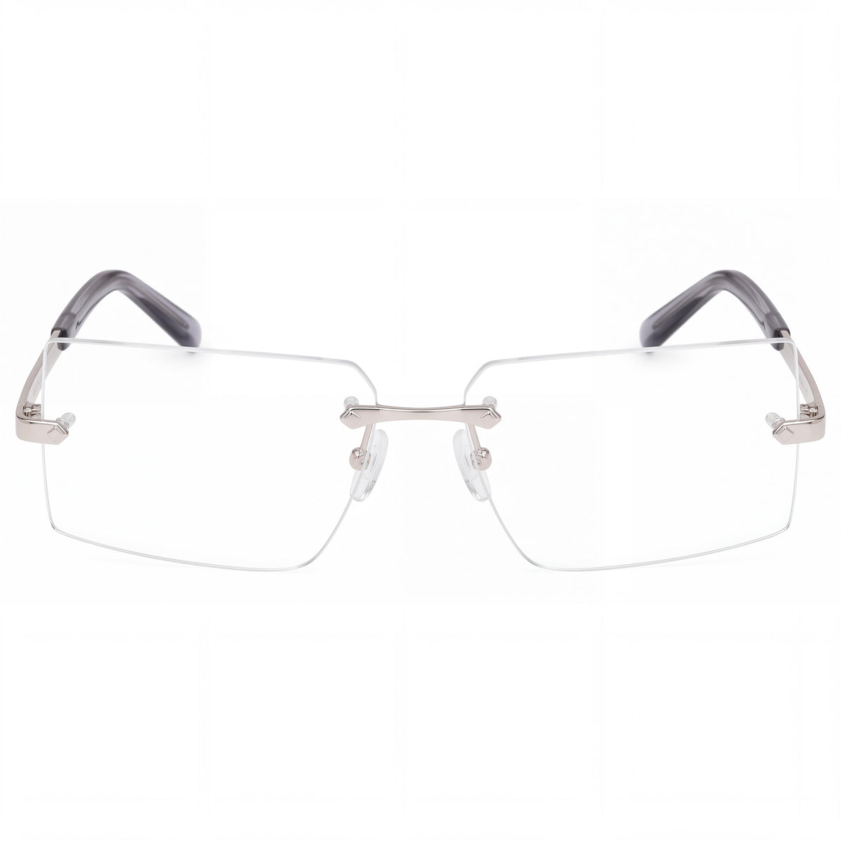 MCM WORLDWIDE Casual Women's Metal Eyeglasses with Shiny Palladium Frame, Lens 56mm, Bridge 13mm, Temple 145mm, Photo 2