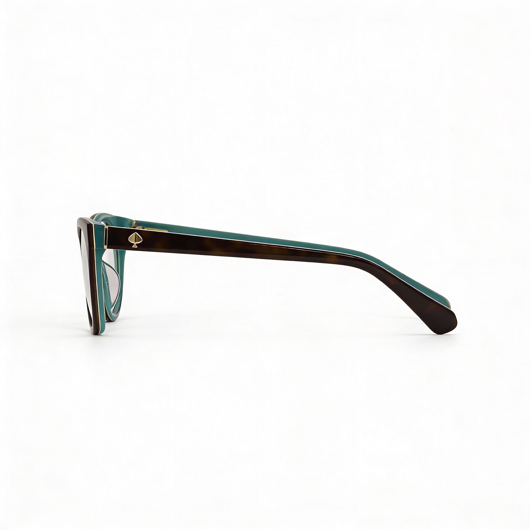 Gafas Carolan de Kate Spade New York para mujer, montura de plástico color Habana oscuro, sin lentes color Habana, talla 50-17, Photo 3