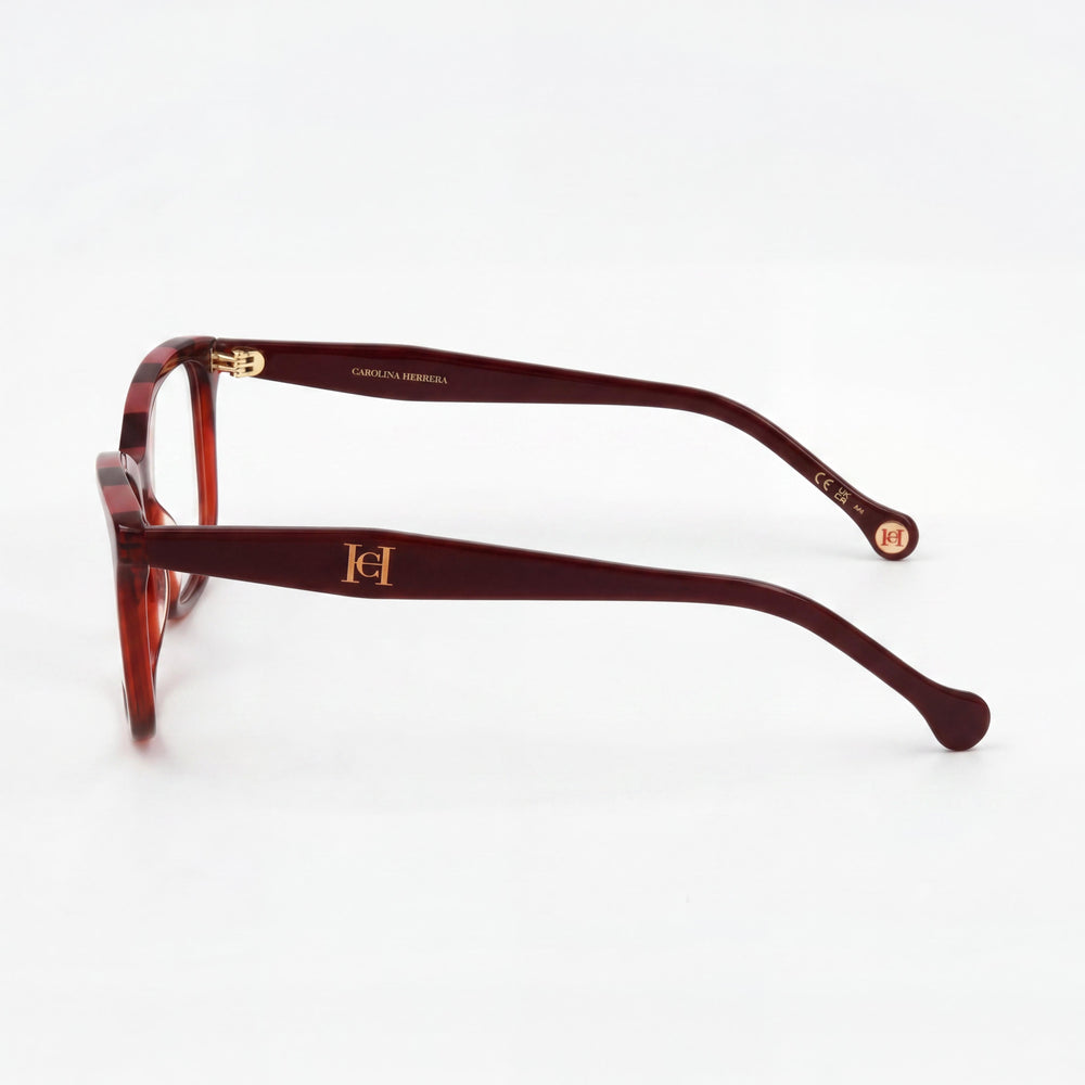 Carolina Herrera Modern Her 0147 Women's Acetate Eyeglass Frames in Burgundy Red 54-16-145mm