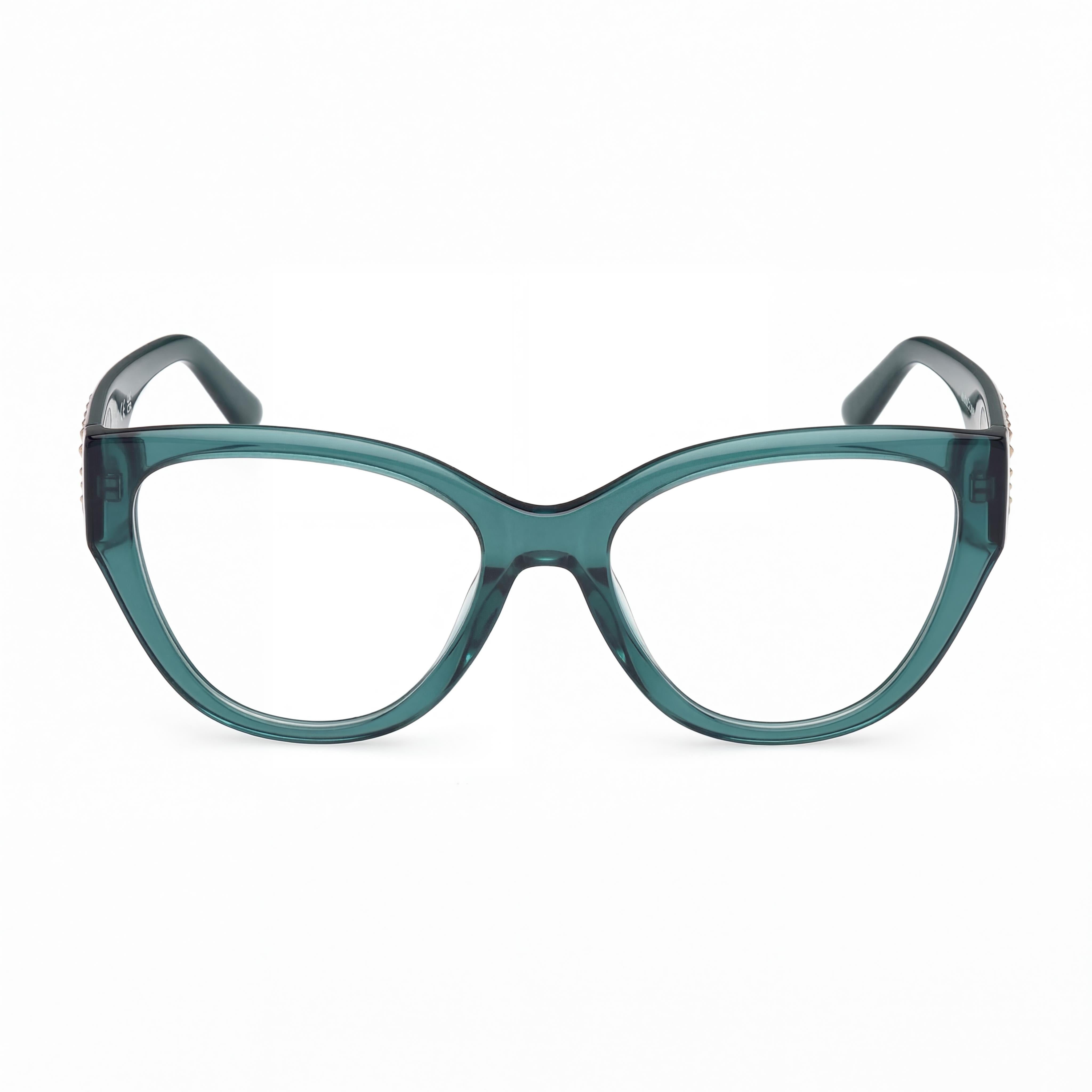 GUESS by Marciano Gm50018 Women's Dark Green Plastic Eyewear, Lens Width 54mm, Bridge 17mm, Temple 140mm, Photo 2