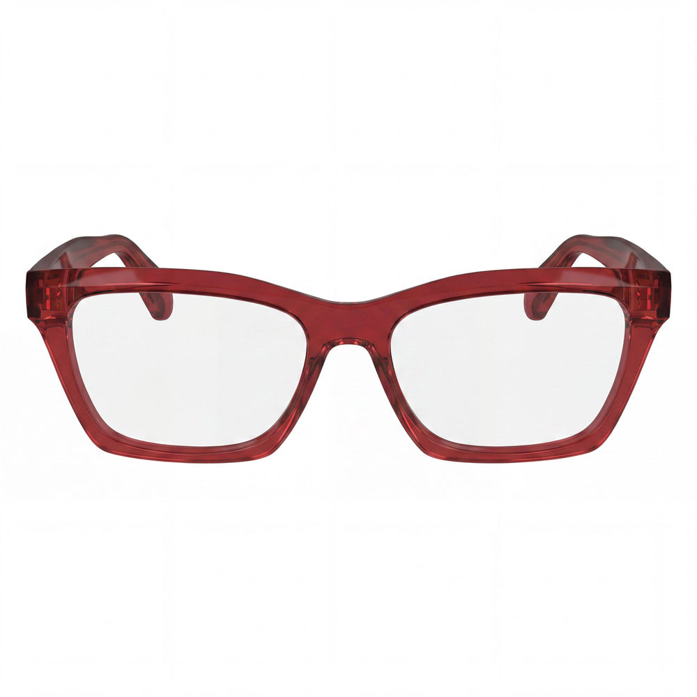 Gafas de sol Salvatore Ferragamo SF2986 para hombre, de acetato rojo transparente, 53 mm