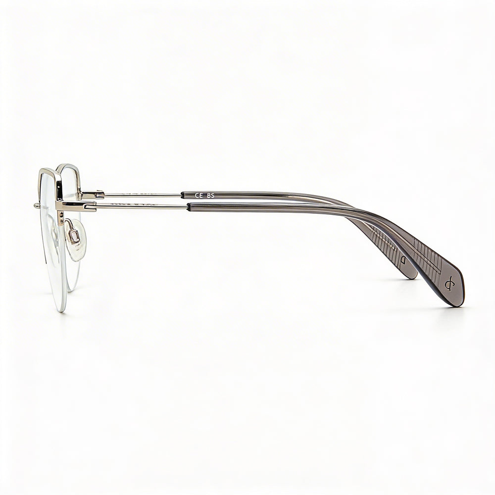 rag & bone Modern Women’s Alloy Steel Light Adaptive Non Eyeglasses, Paladio, 53-16-140