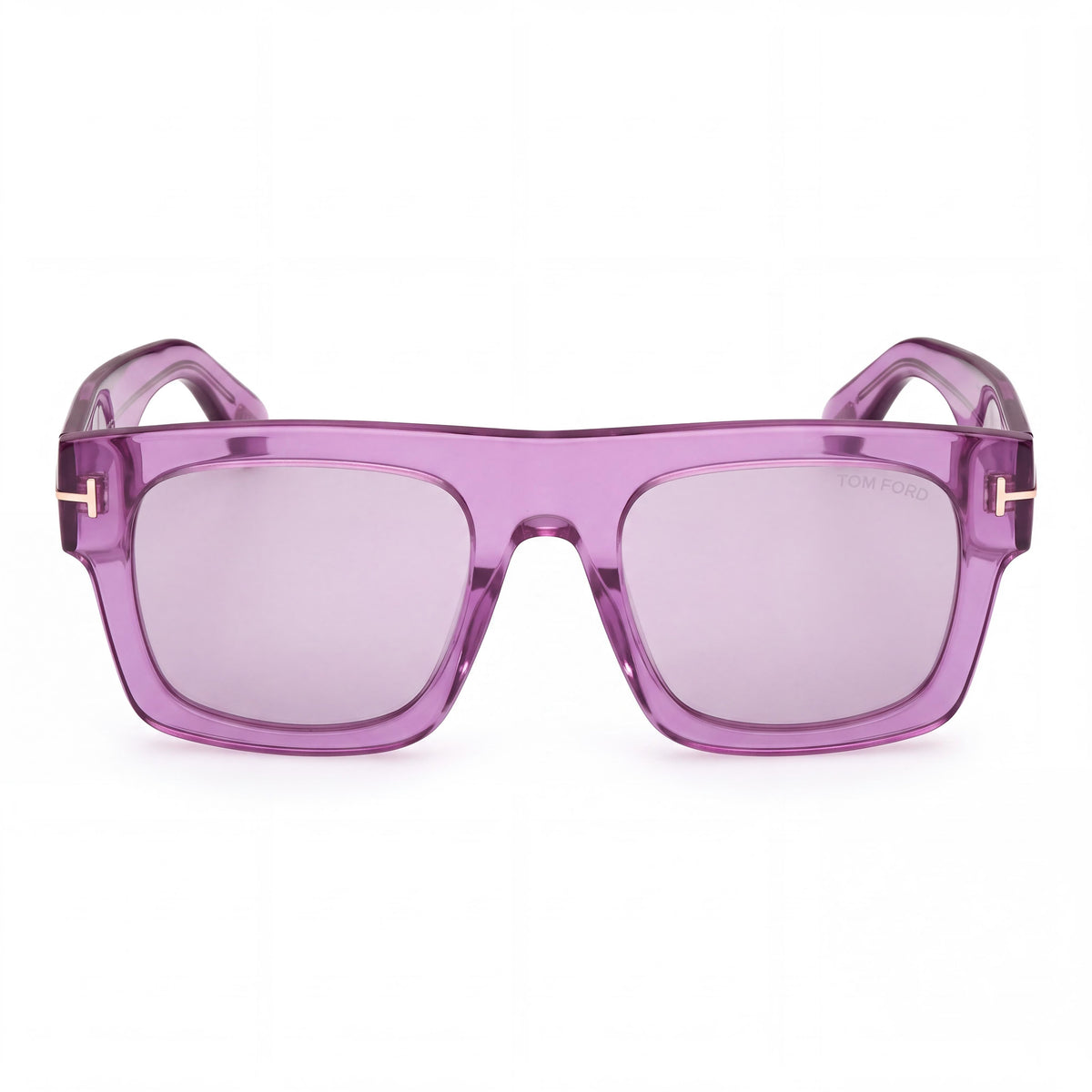 Tom Ford FT0711 84V Unisex Non-Polarized Sunglasses, Transparent Violet Pantographed Plastic Frame, 53mm, Photo 2