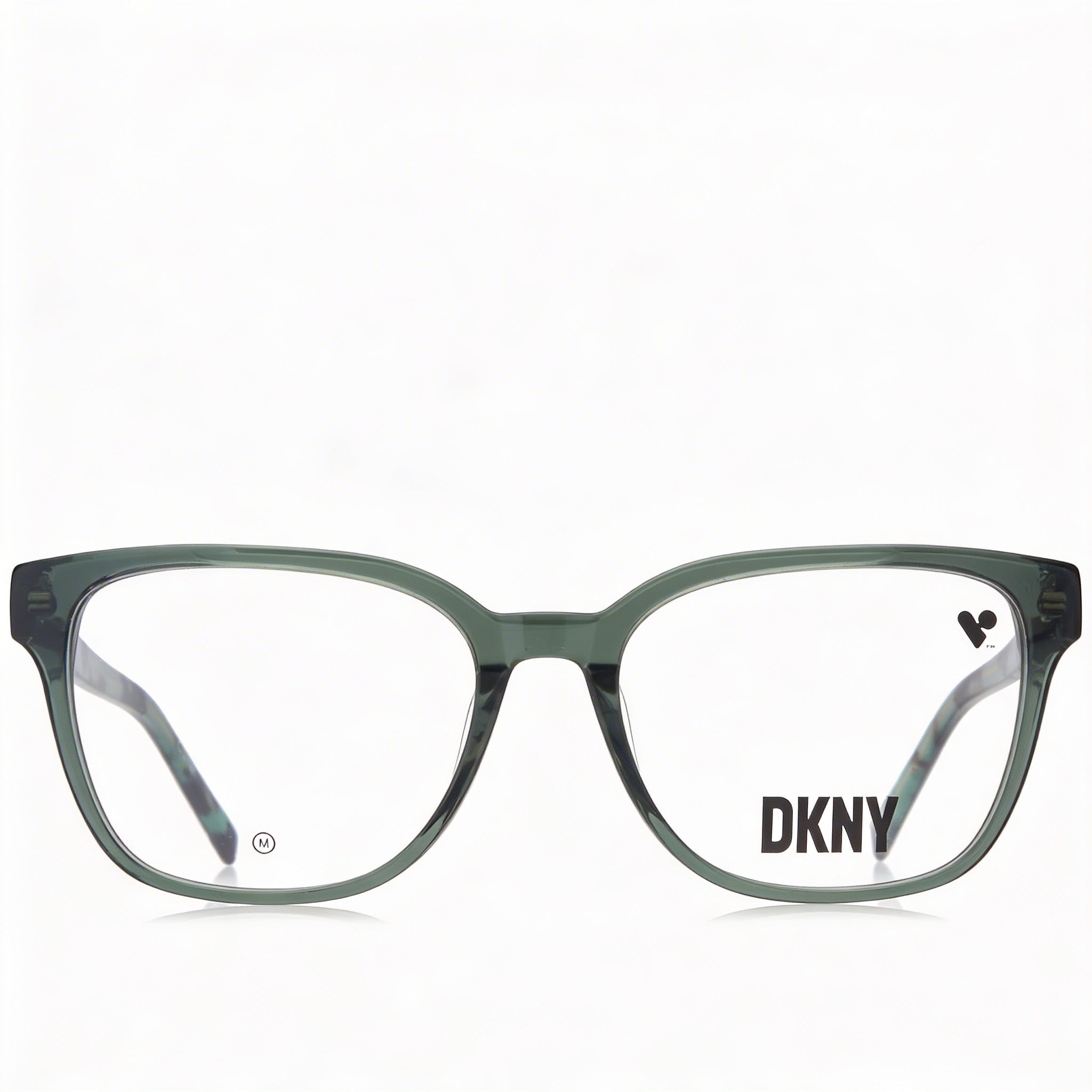 DKNY Modern Eyewear for Unisex, Acetate Frame in Crystal Forest Color, Featuring 54mm Lens Width, Photo 3