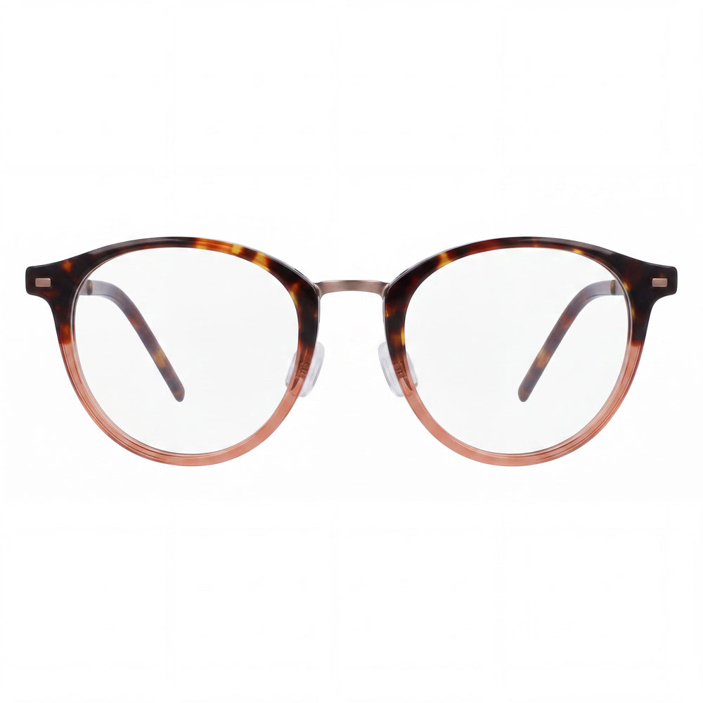 Gafas de sol Flexon B2036 para hombre con montura metálica en marrón tortuga y lentes de 49 mm de ancho.
