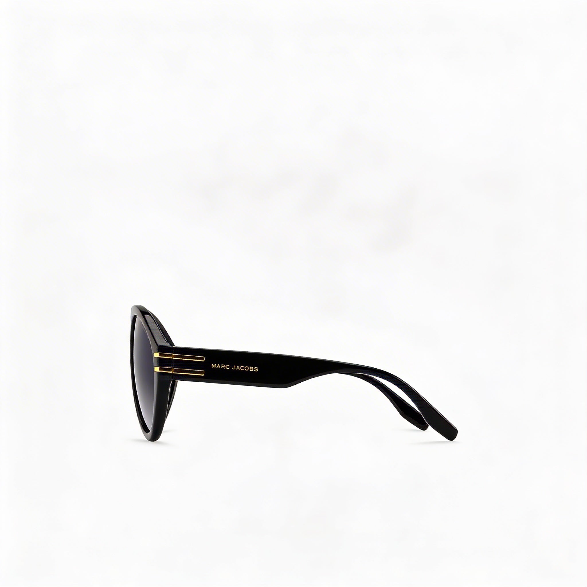 Marc Jacobs MARC 747/S Casual Unisex Acetate Frame Polycarbonate Lens Black Dark Grey Shaded Sunglasses 58mm, Photo 3