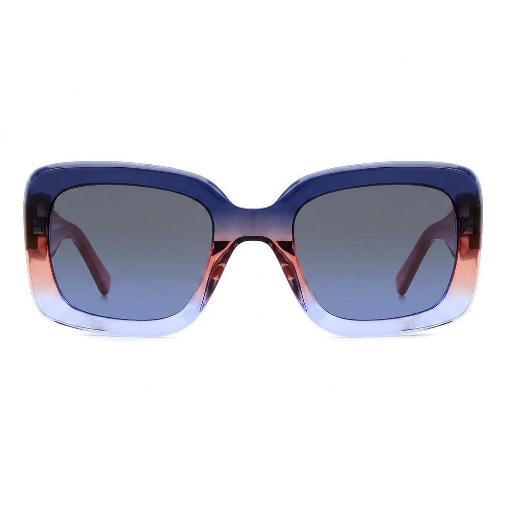 kate spade new york Bellamy/S Women's Plastic Beige Grey Frame Blue Beige Lens 52mm UV Protected Non-Polarized Sunglasses