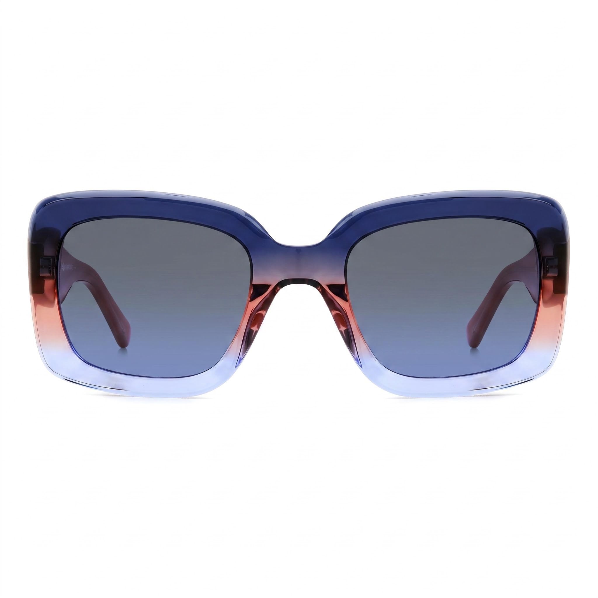 kate spade new york Bellamy/S Gafas de sol de plástico beige gris para mujer, lente azul beige de 52 mm, protección UV, no polarizadas, Photo 2