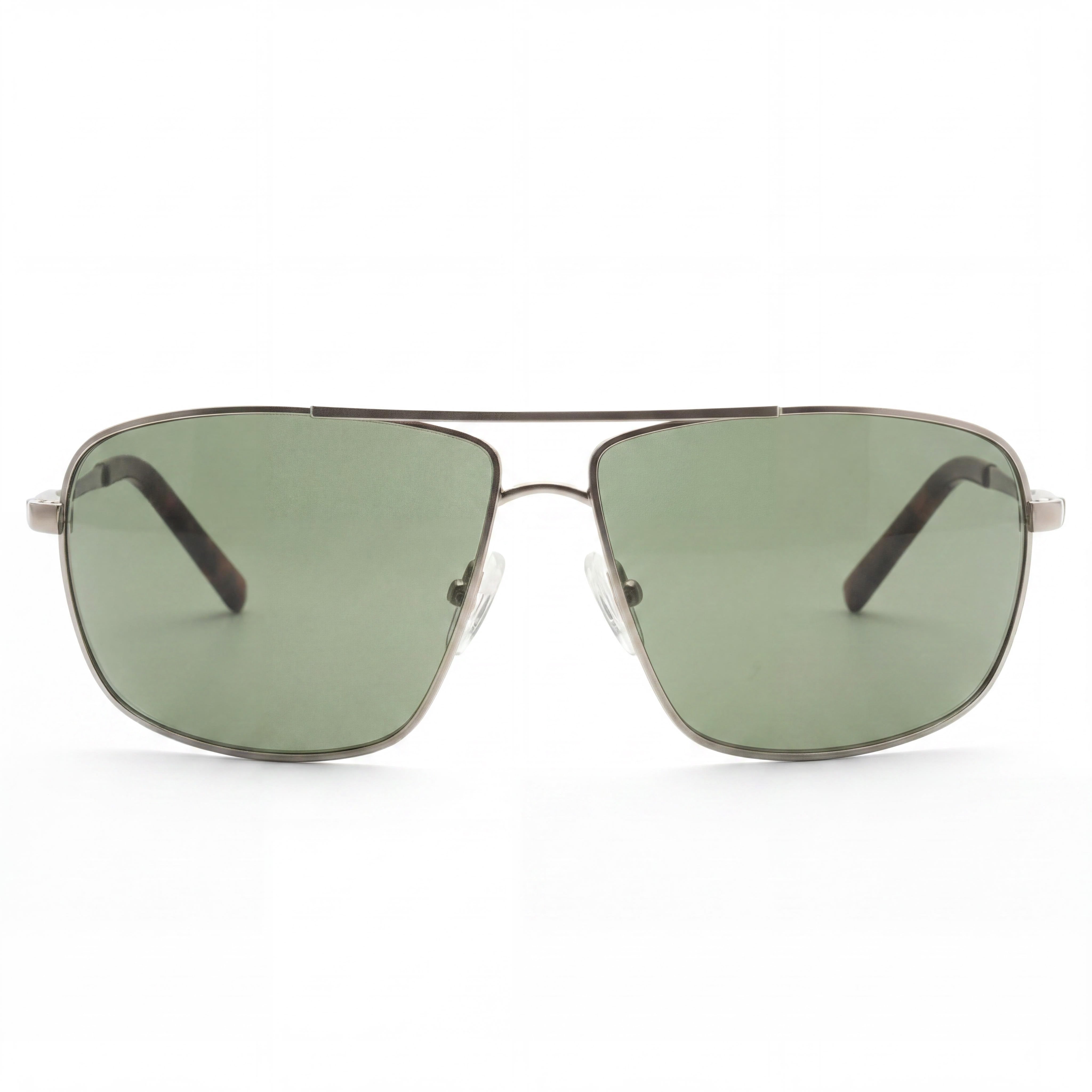 Gafas de sol GUESS Gf0232 para mujer, montura verde níquel-estaño claro mate, lentes verdes, protección UV, patillas de 145 mm, Photo 2