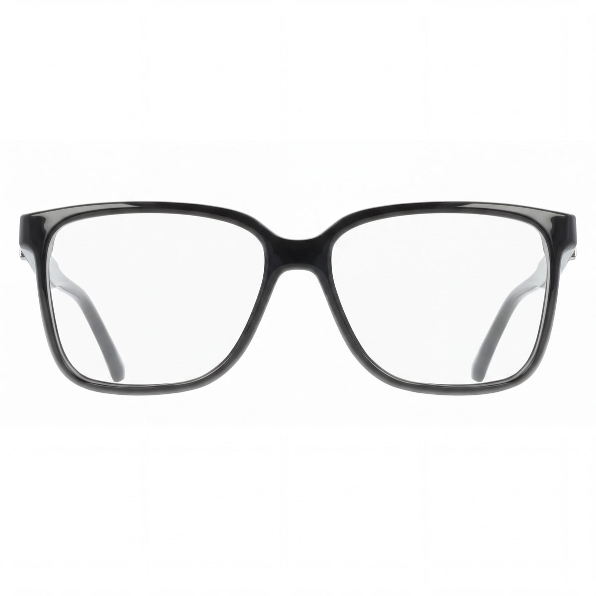 Ferragamo Men's SF3043E Style Black Plastic Frame Ophthalmic Glasses Transparent Lens 57-16-145, Photo 2