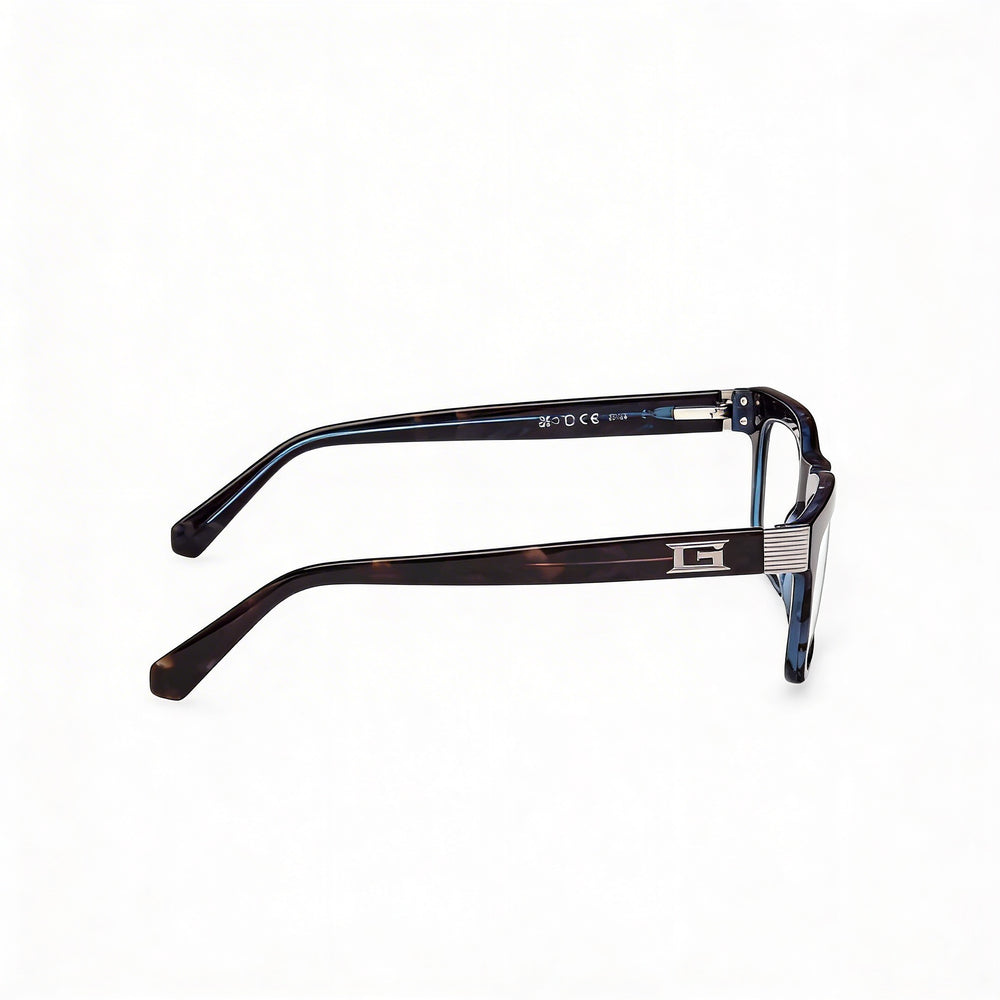 GUESS Men's Gu50242 Blonde Havana Plastic Frame Eyewear with Polycarbonate Lenses - Size 53-20-145mm