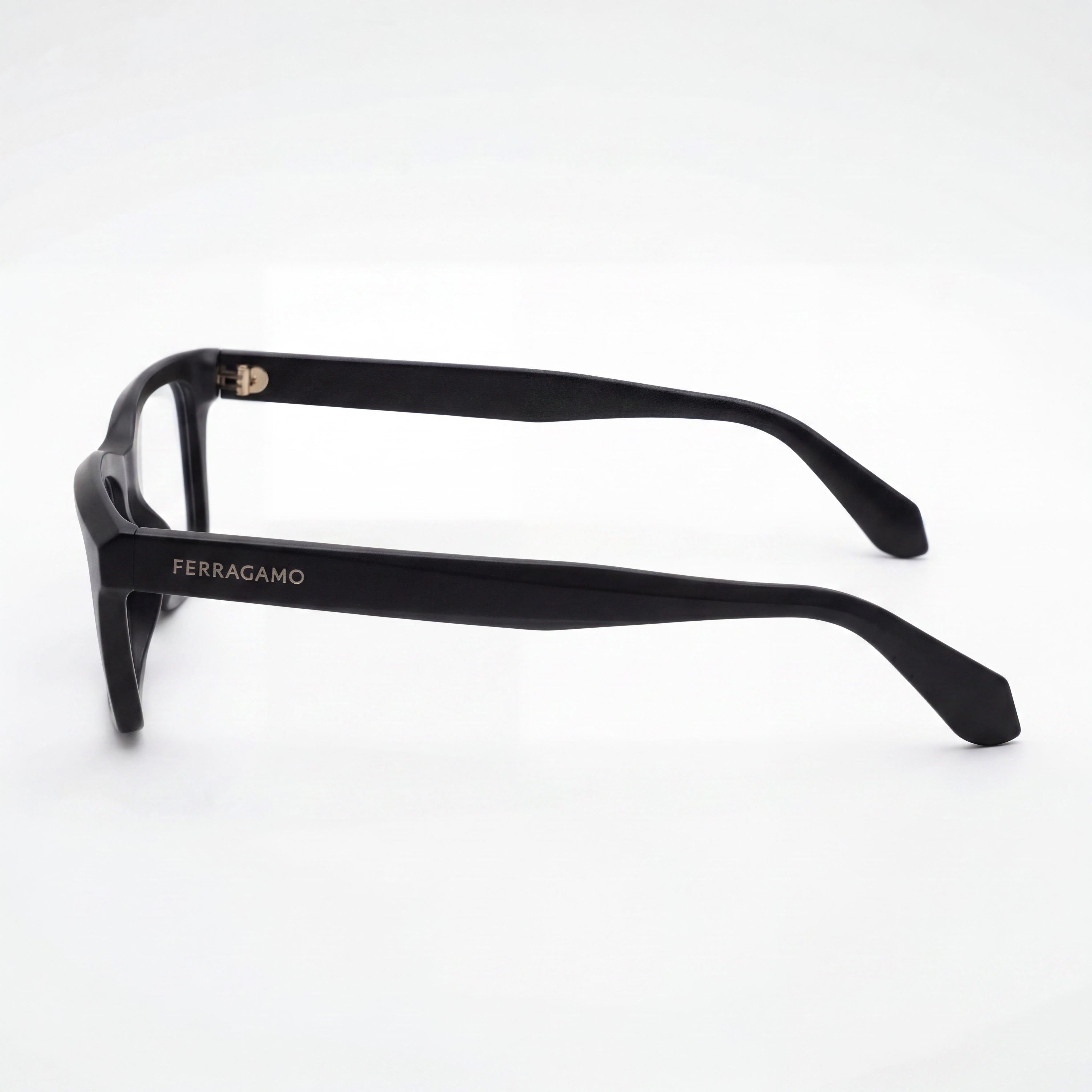 Gafas de sol Salvatore Ferragamo SF2986 para hombre con montura de acetato negro y lentes de 53 mm de ancho, Photo 2