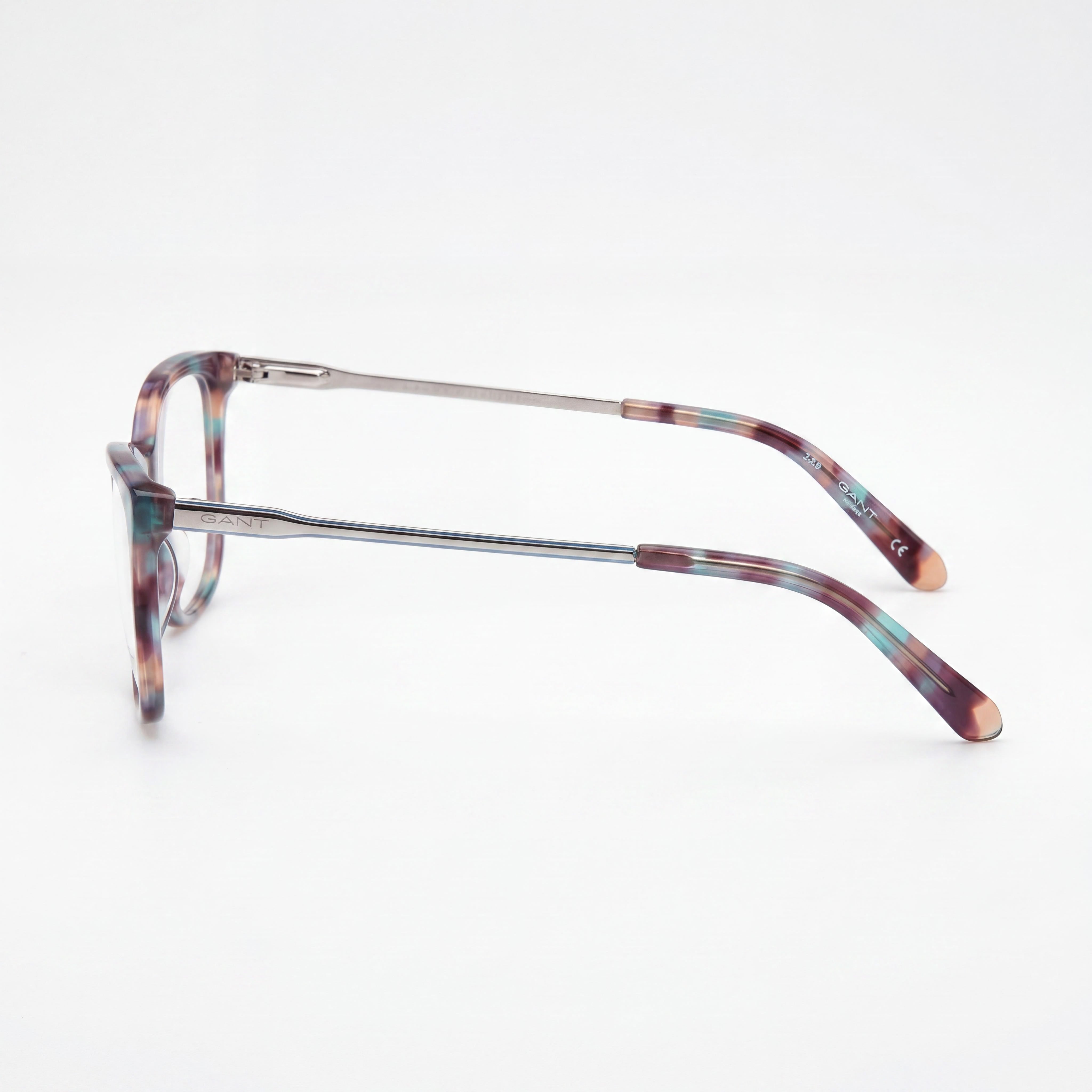 GANT Gafas de hombre violeta ópticas, con lentes de demostración transparentes, listas para lentes de prescripción personalizadas, Photo 2