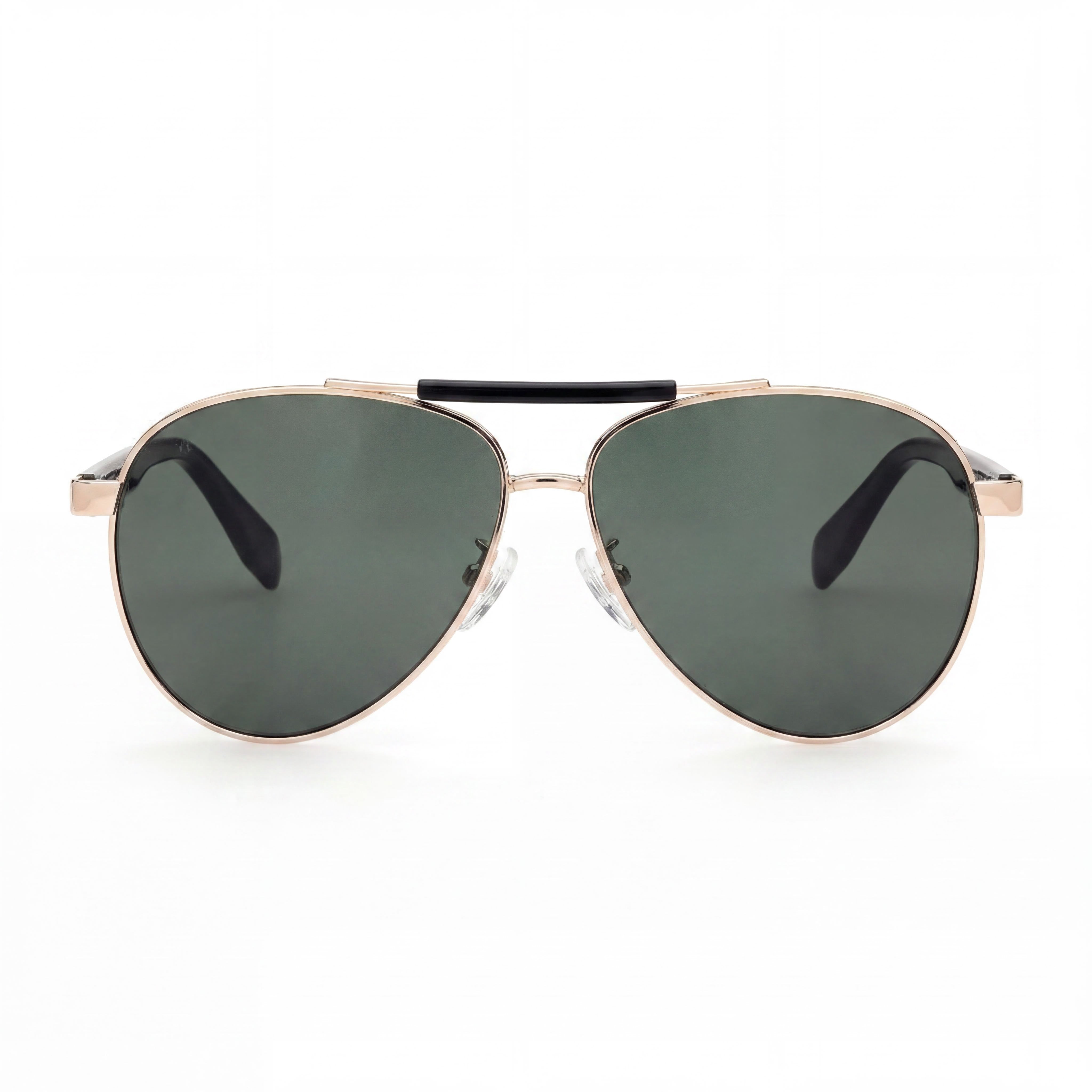 adidas Originals Modern Men's Shiny Rose Gold Acetate Sunglasses with Green UV Protection Lenses 59mm, Photo 2