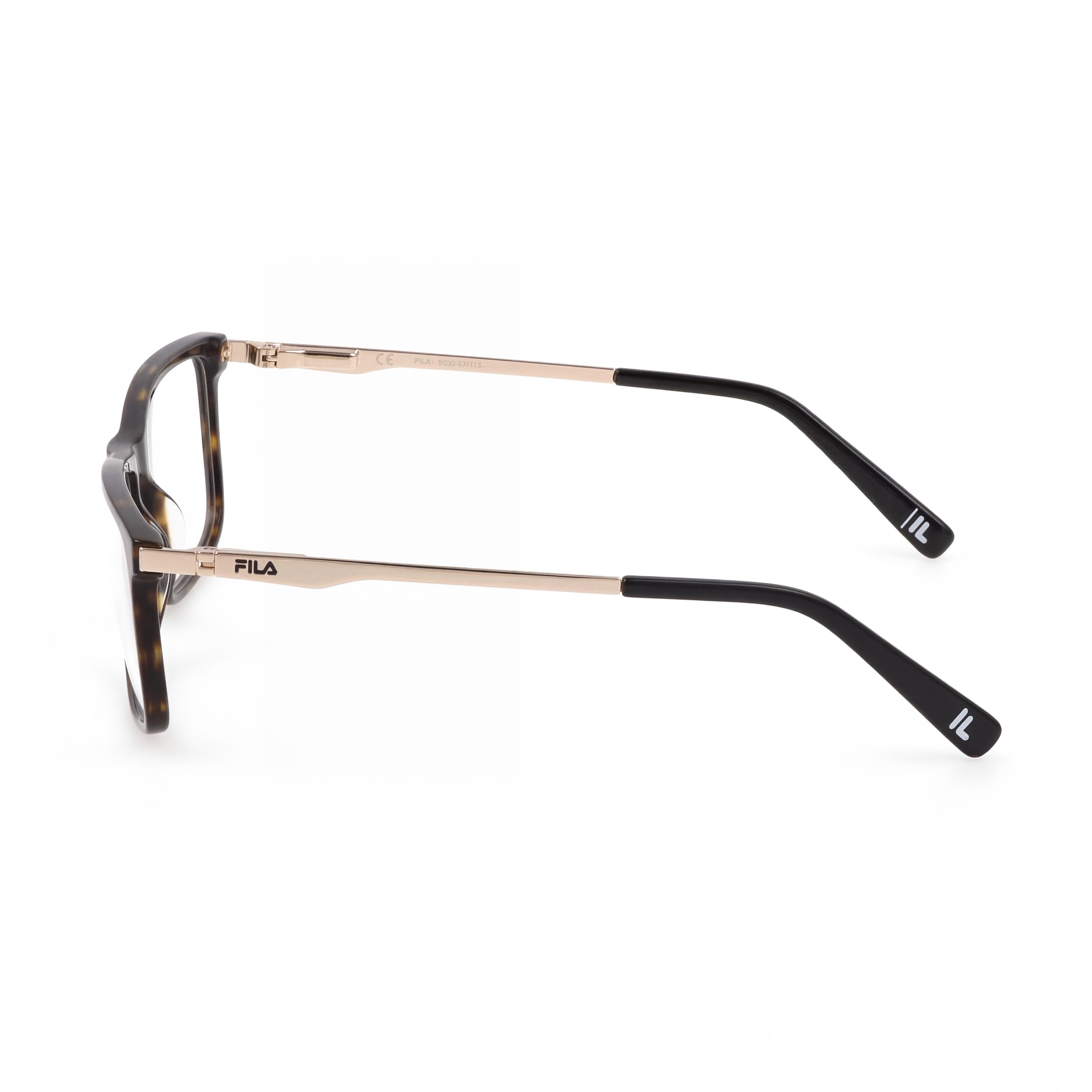 Gafas Unisex Fila Classic de Montura Combinada de Acetato Oscuro Havana y Metal, Ancho de Lente 54mm, Photo 2