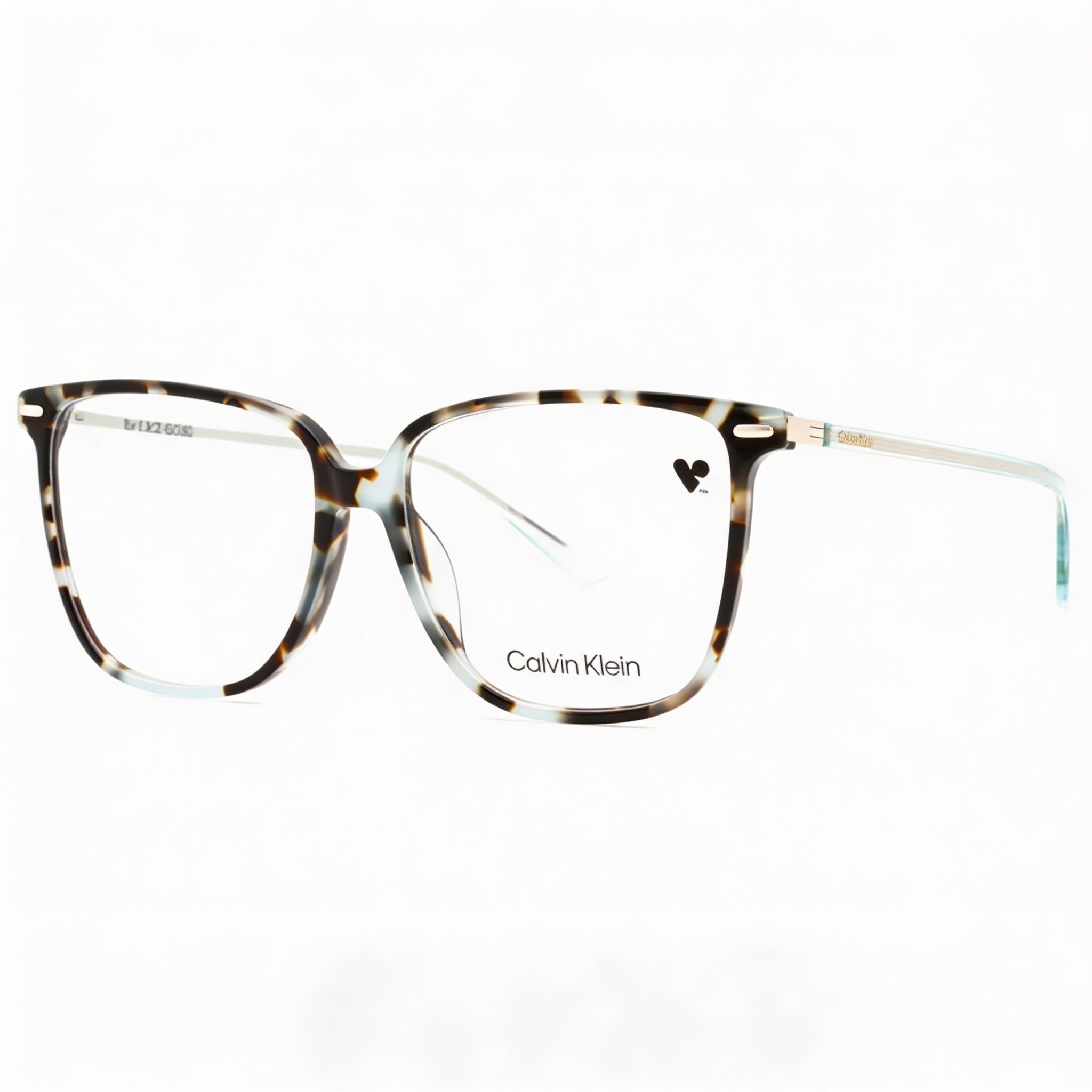 Calvin Klein Ck22543 Unisex Metal Frame Polycarbonate Aqua Tortoise 56mm Sunglasses, Photo 1