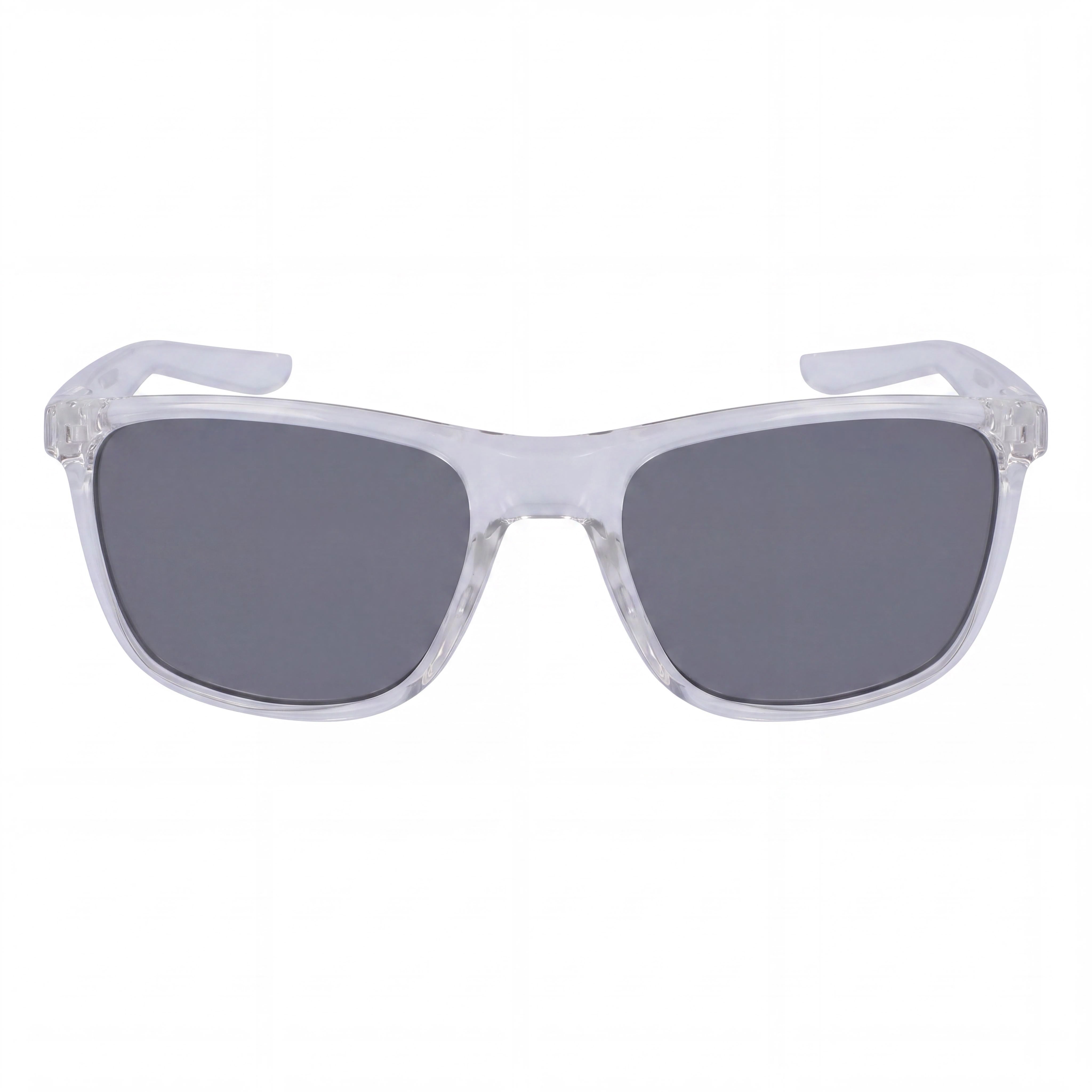 Nike Essential Endeavor Nn Iu4694x Men's Crystal Clear Dark Grey Plastic Frame Dark Grey Lens UV 57-19-145 Sunglasses, Photo 2